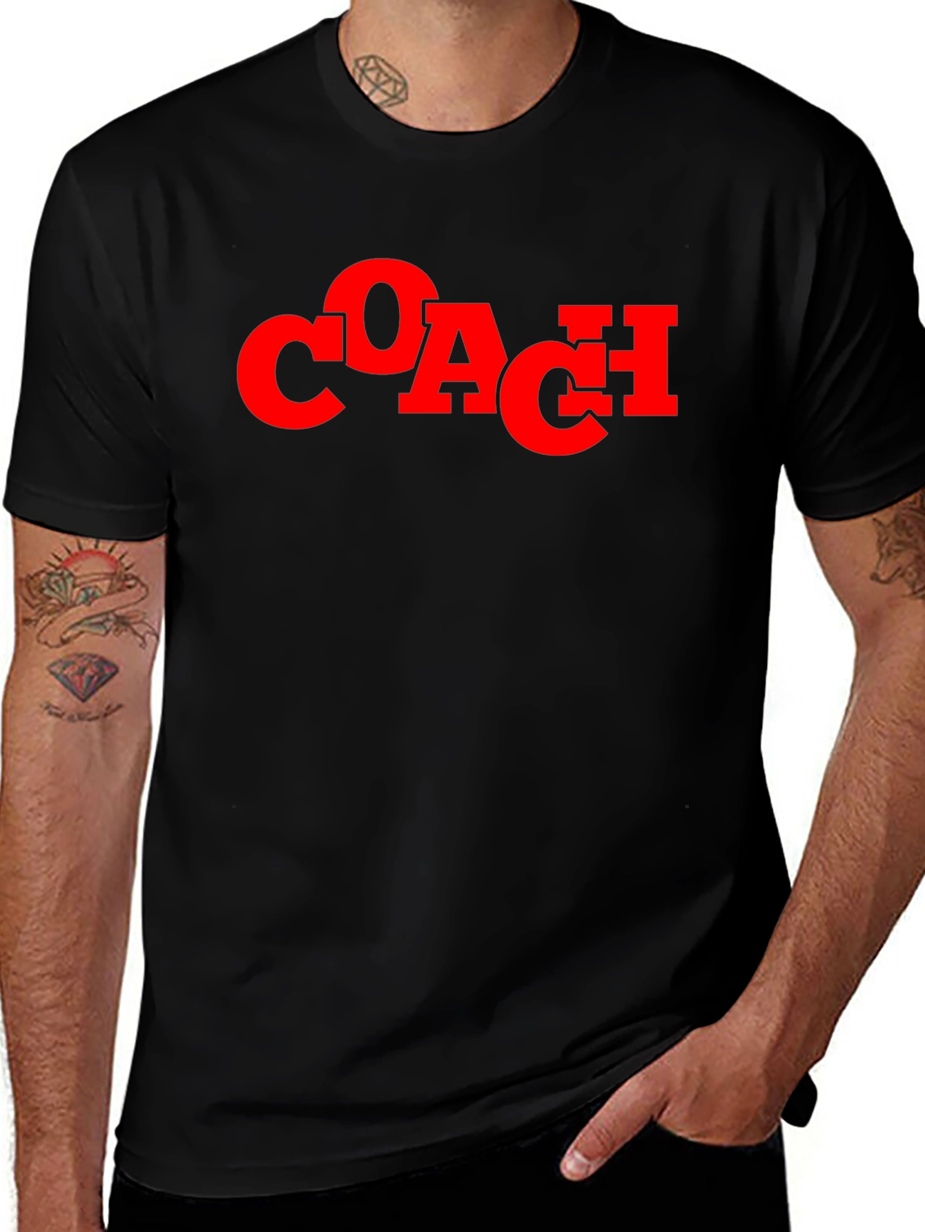 Bold Coach Graphic T-Shirt