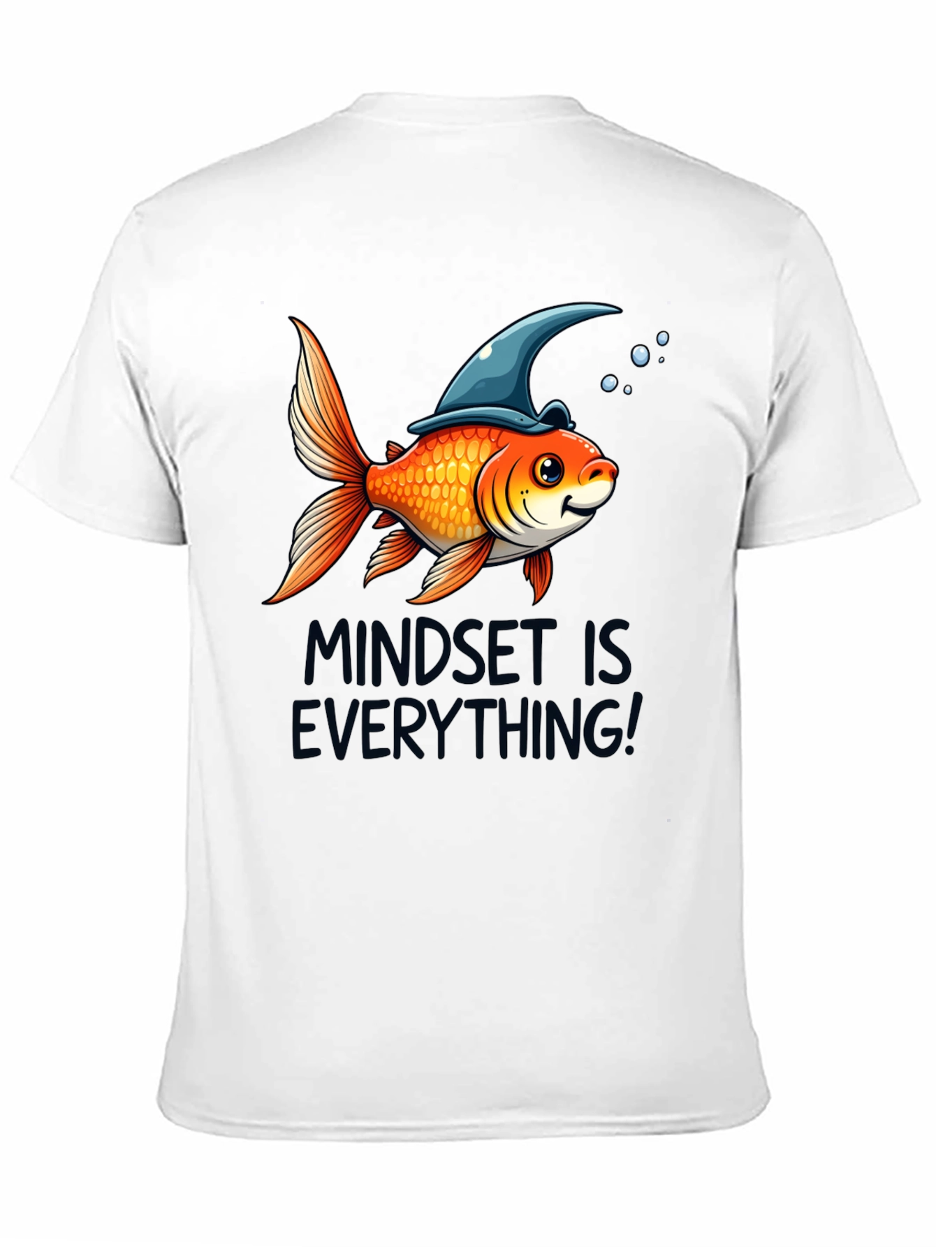 Mindset is Everything! Goldfish Graphic T-Shirt