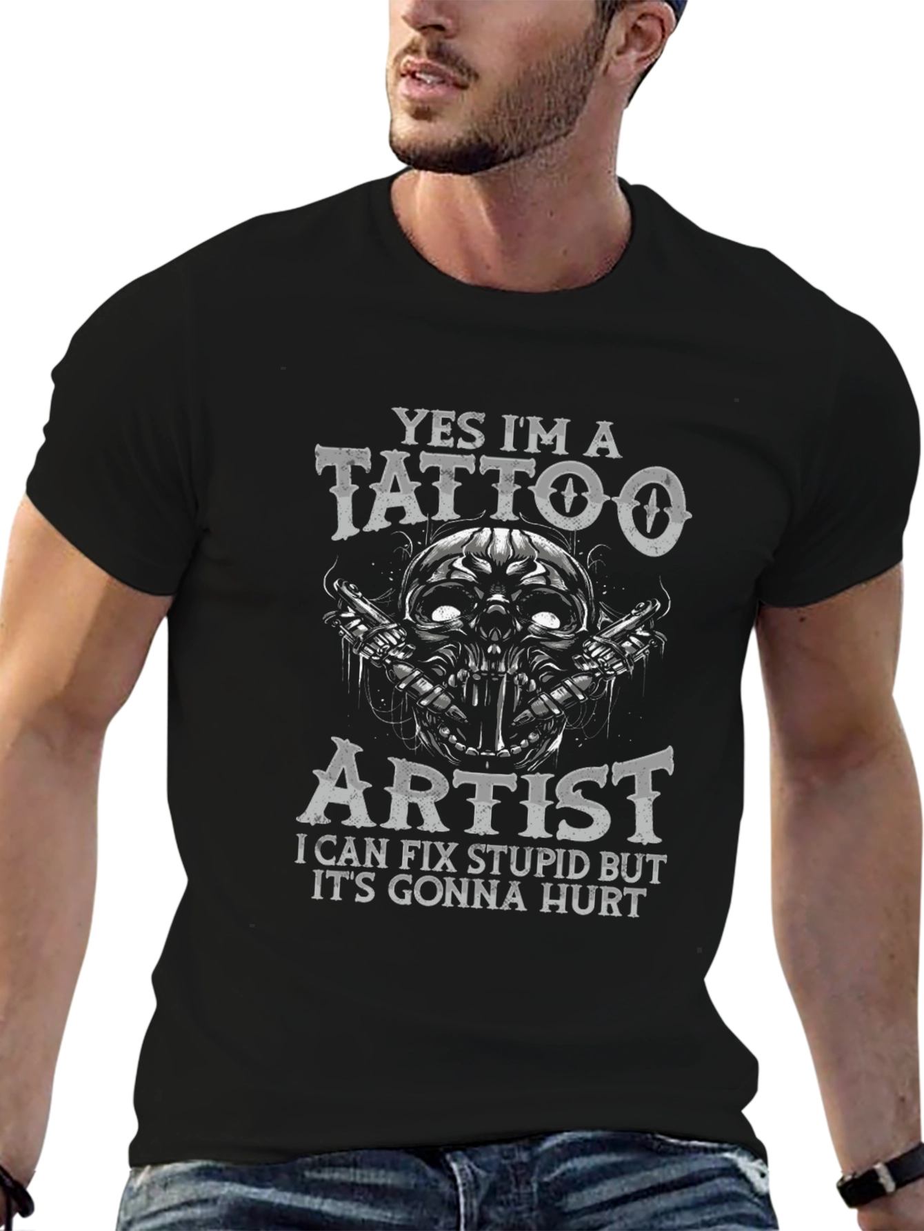 Tattoo Artist Fix Stupid Hurts Graphic Tee
