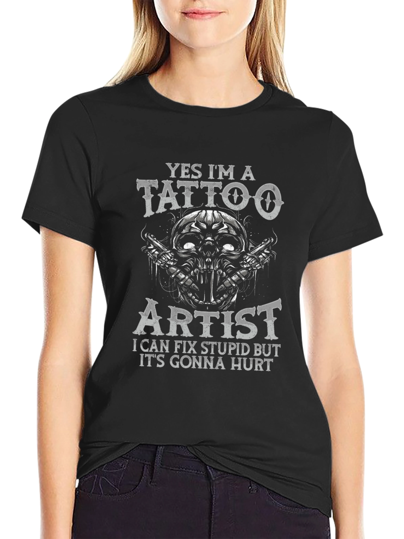 Tattoo Artist Fix Stupid Hurts Graphic Tee