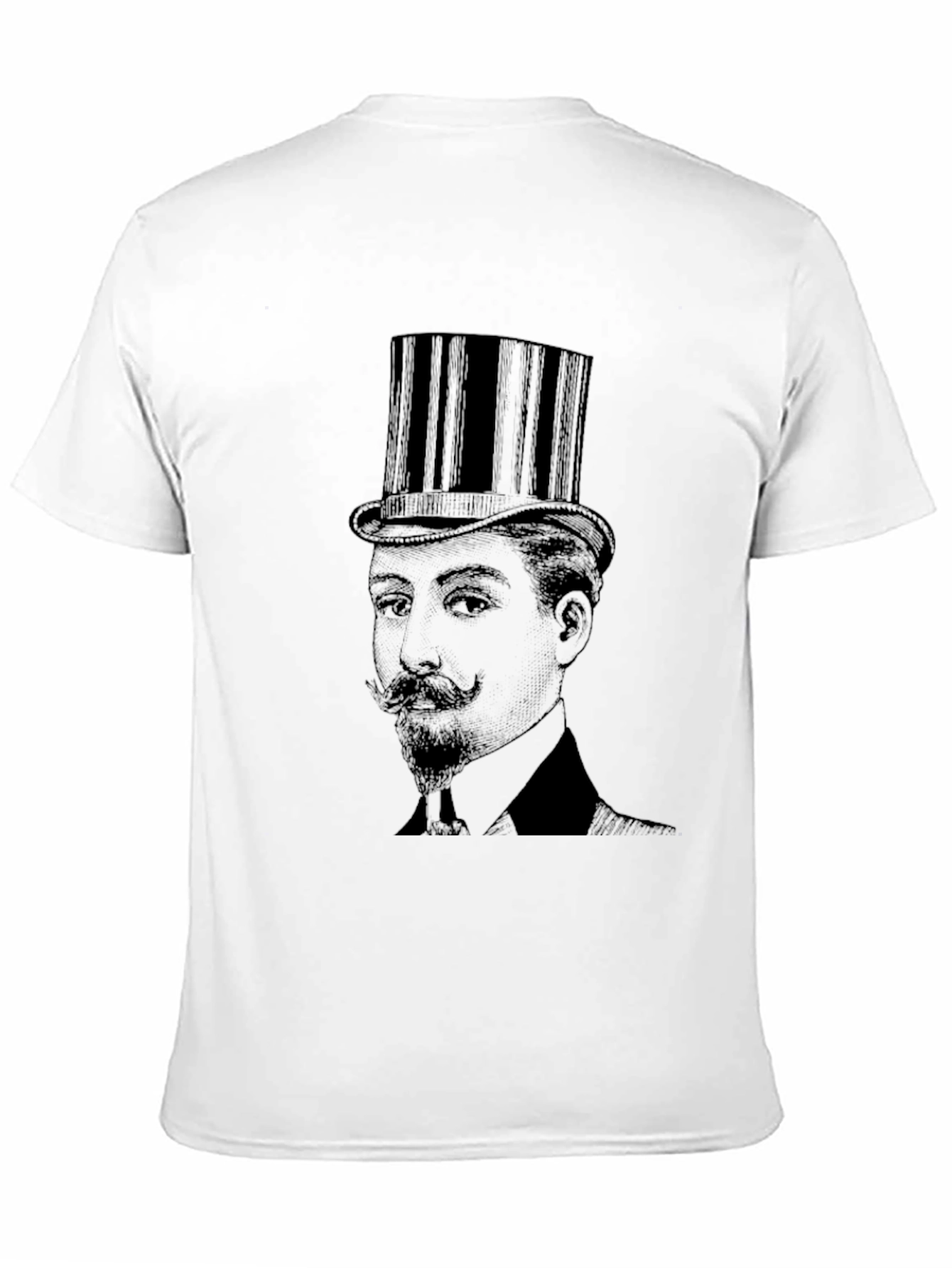 Gentleman Top Hat Graphic Tee - Classic Style