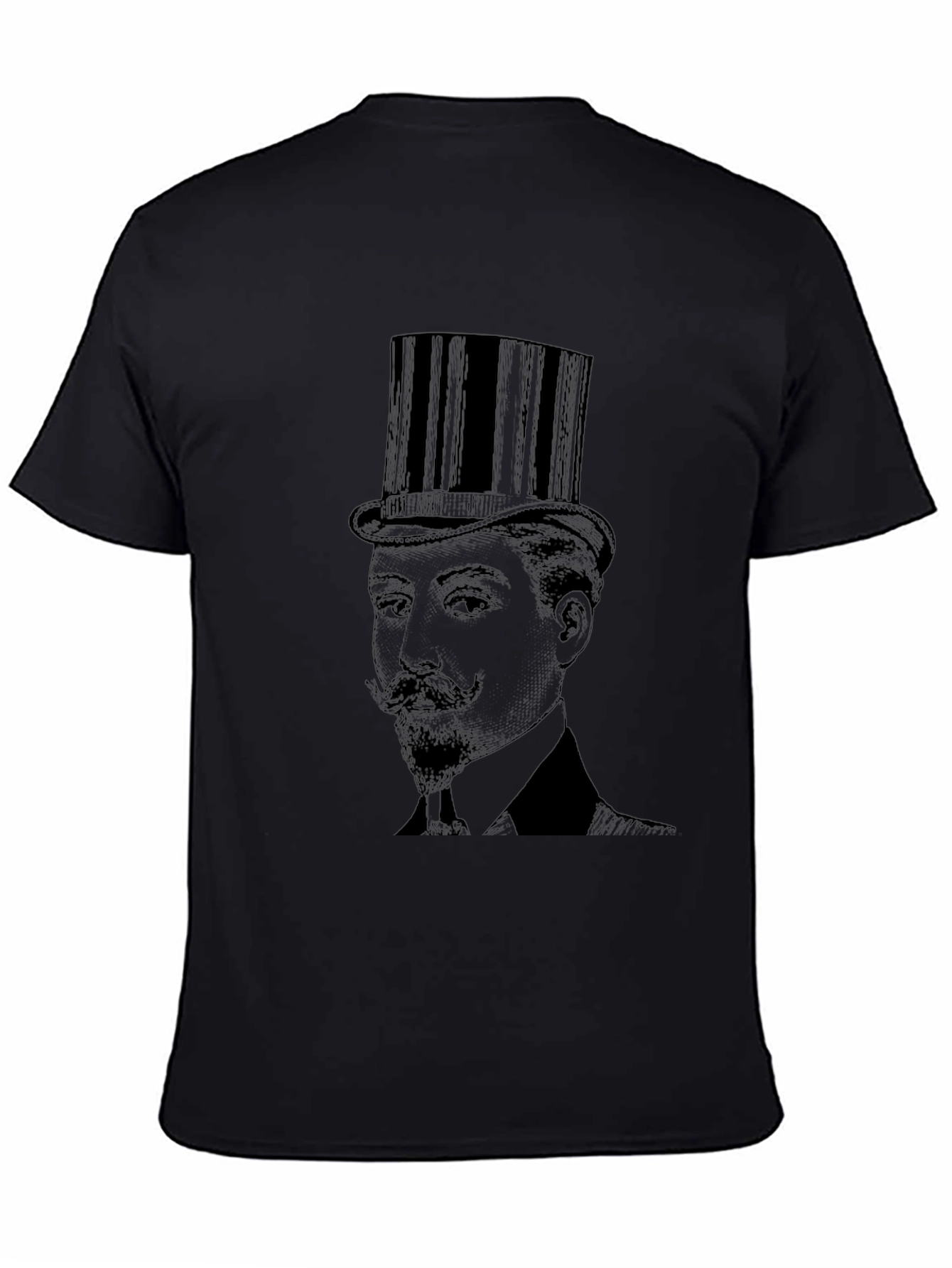 Gentleman Top Hat Graphic Tee - Classic Style