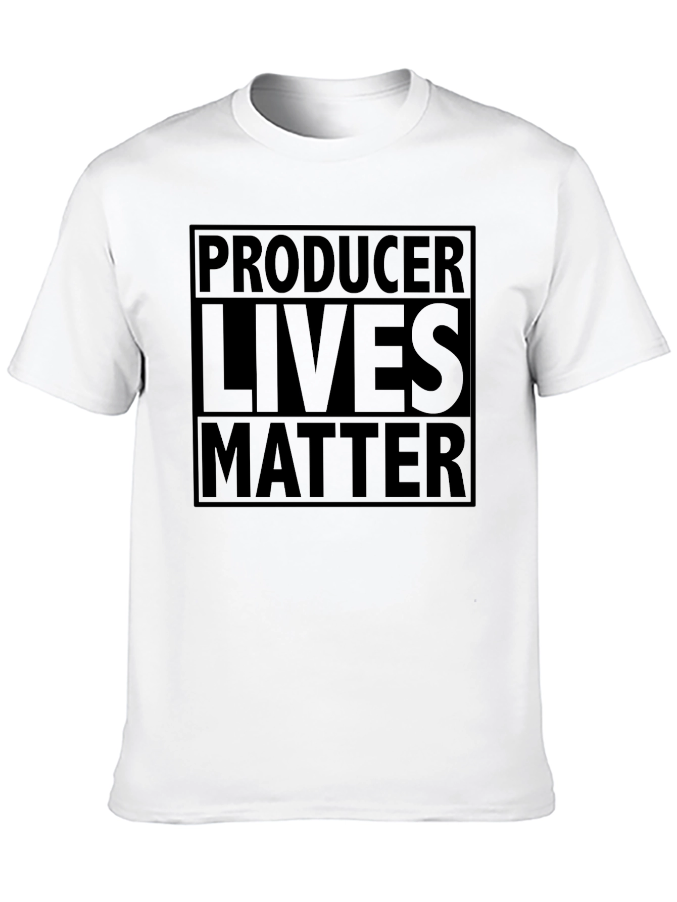 Producer Lives Matter Black Graphic Tee