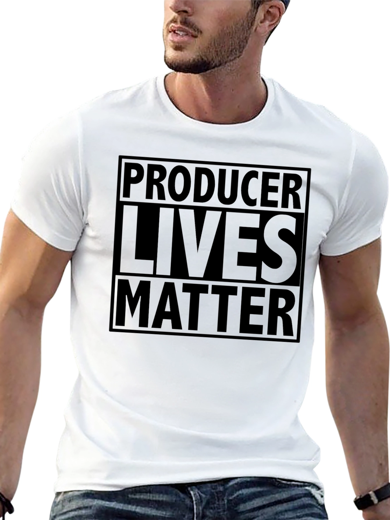 Producer Lives Matter Black Graphic Tee