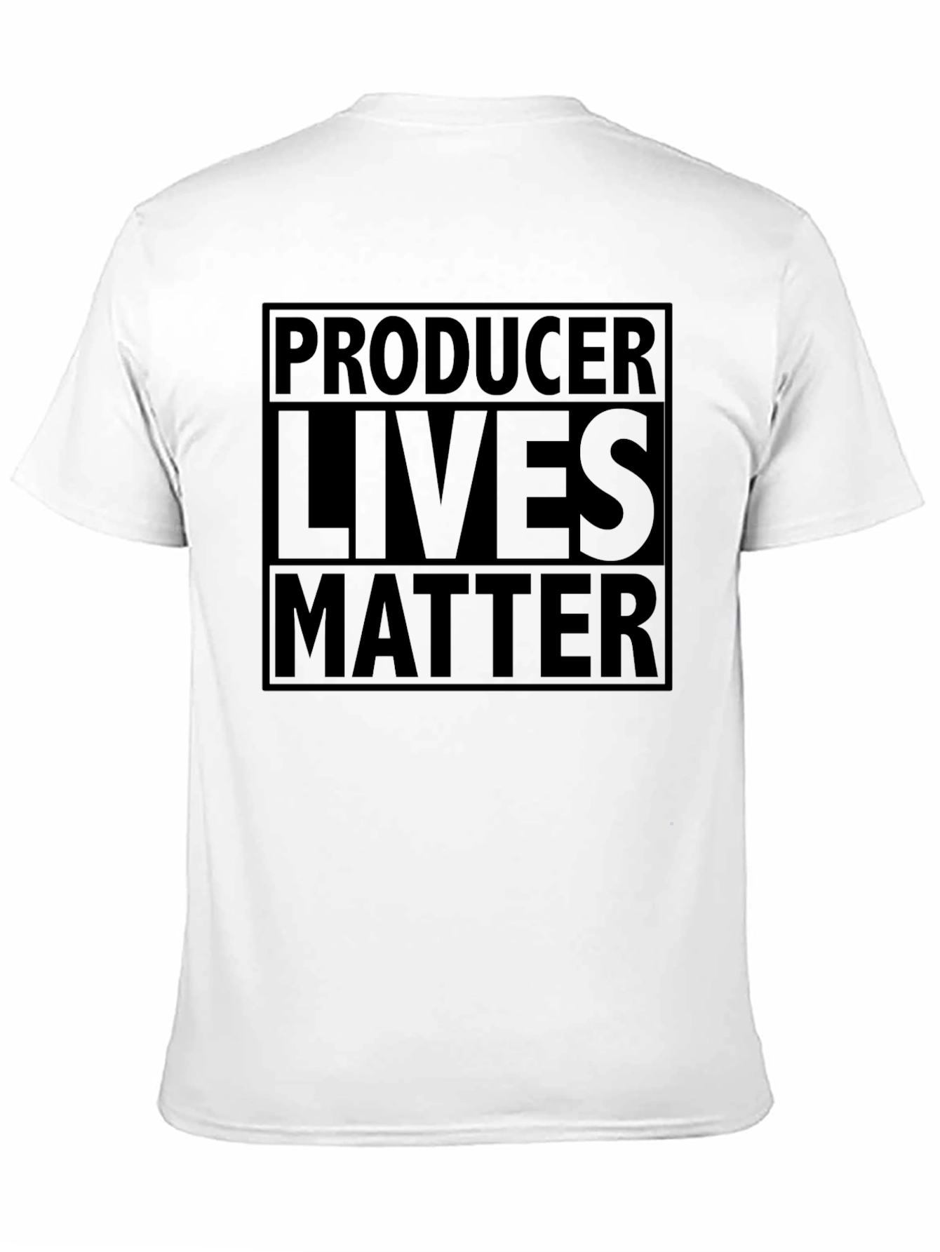 Producer Lives Matter Black Graphic Tee