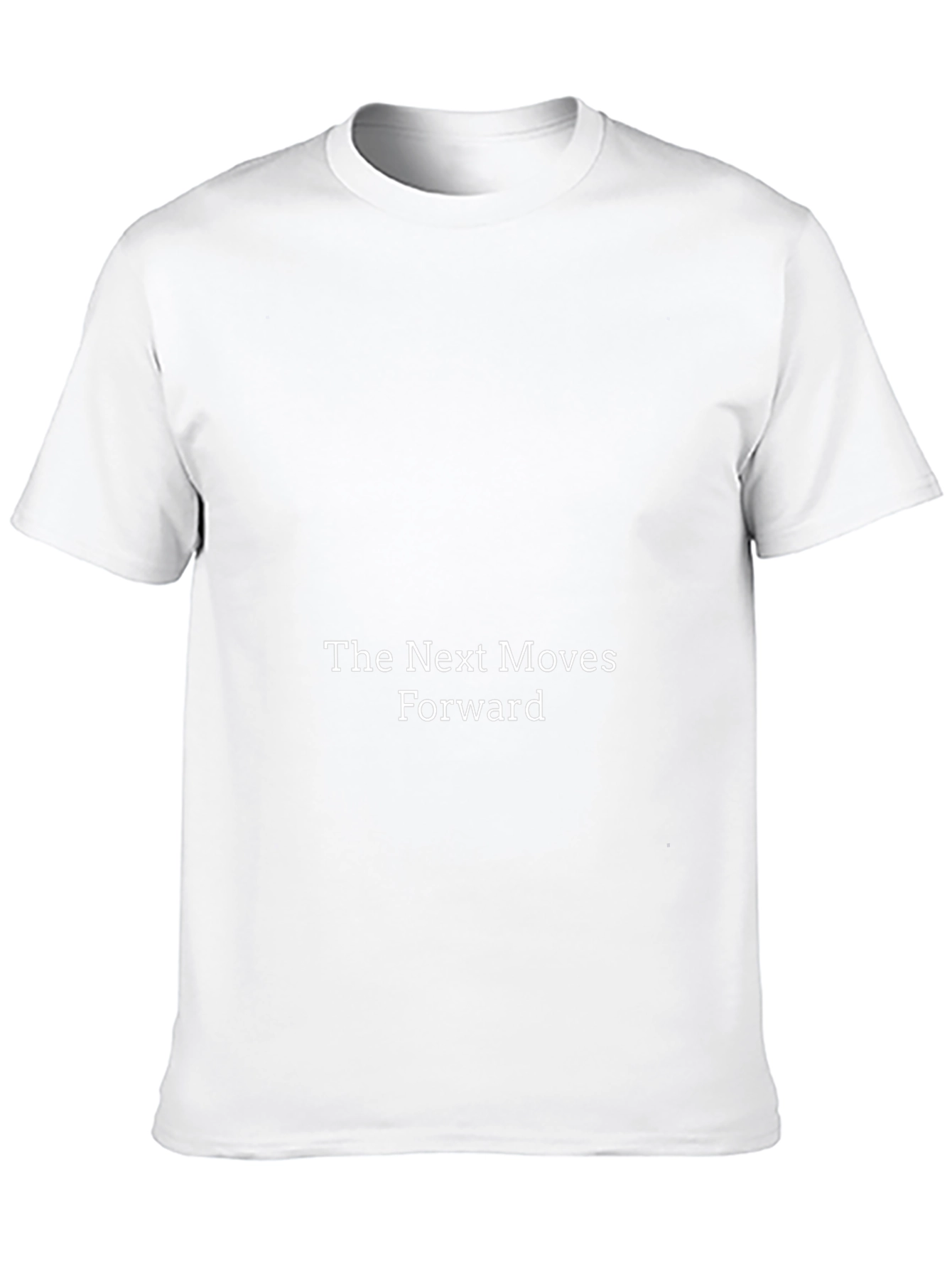The Next Moves Forward T-Shirt - Solid Black