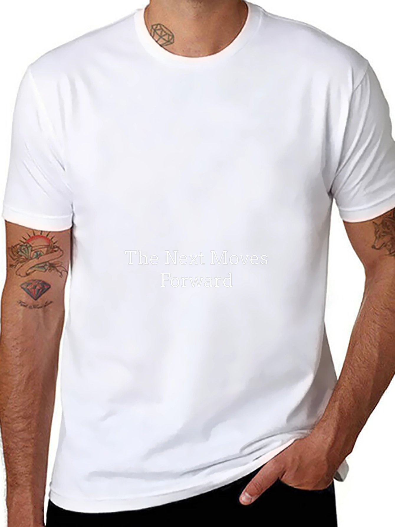The Next Moves Forward T-Shirt - Solid Black