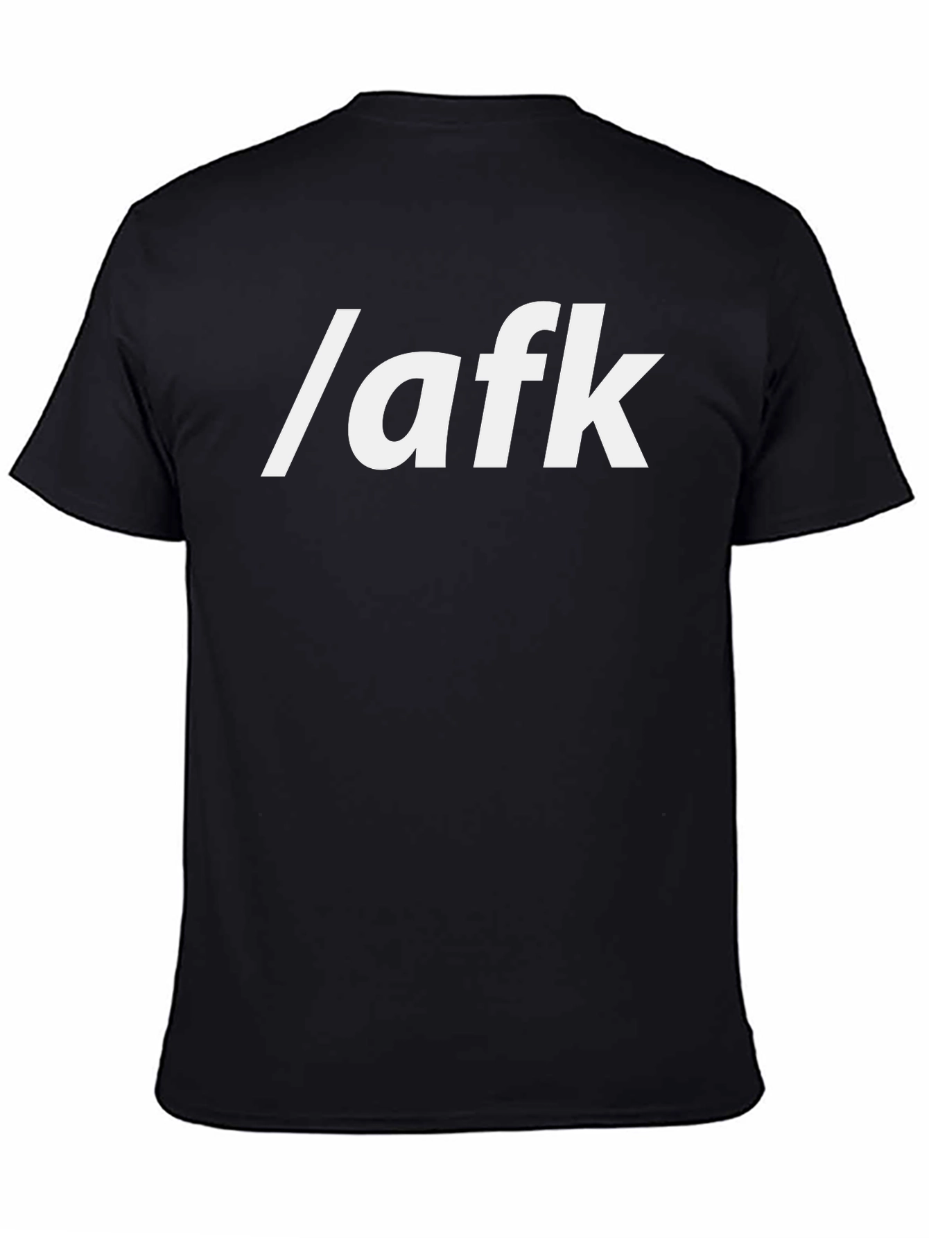 /afk T-Shirt - Gamer Style Black Tee