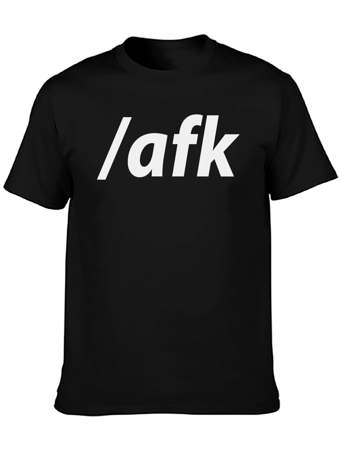 /afk T-Shirt - Gamer Style Black Tee