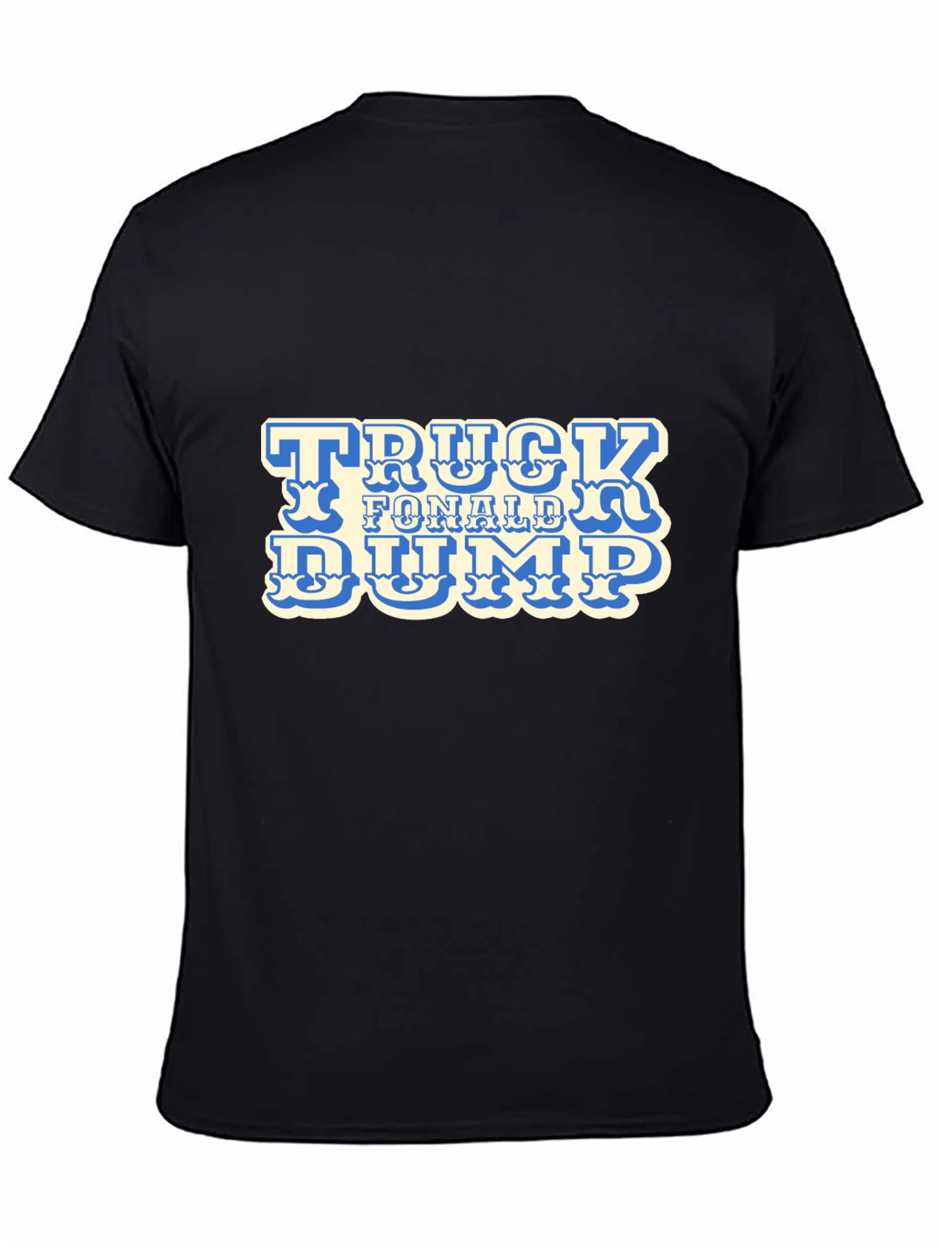 Truck F Donald Dump Black Graphic Tee