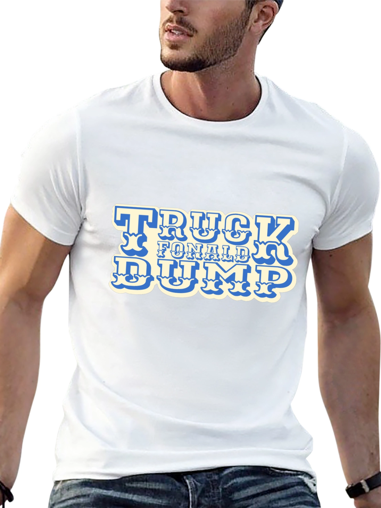 Truck F Donald Dump Black Graphic Tee