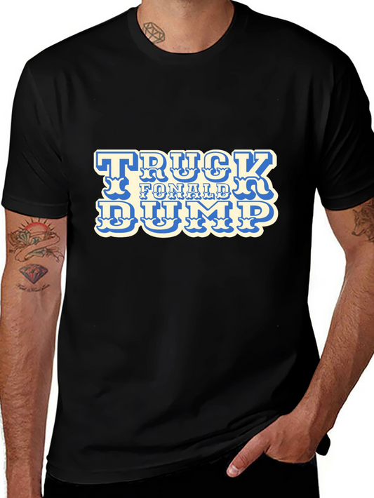 Truck F Donald Dump Black Graphic Tee