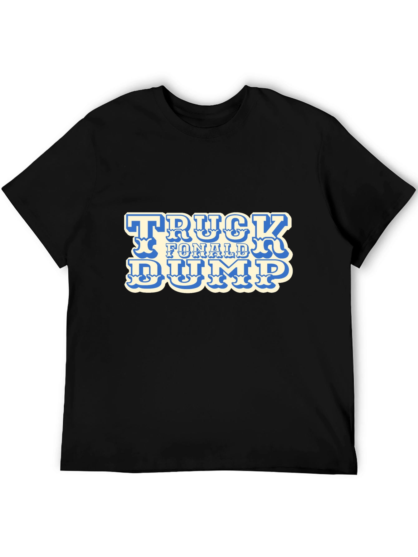 Truck F Donald Dump Black Graphic Tee