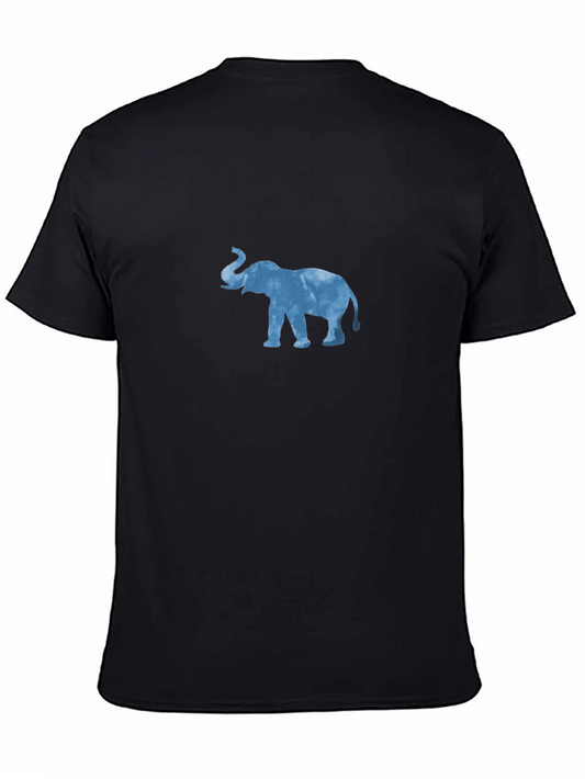 Elephant Graphic Black T-Shirt