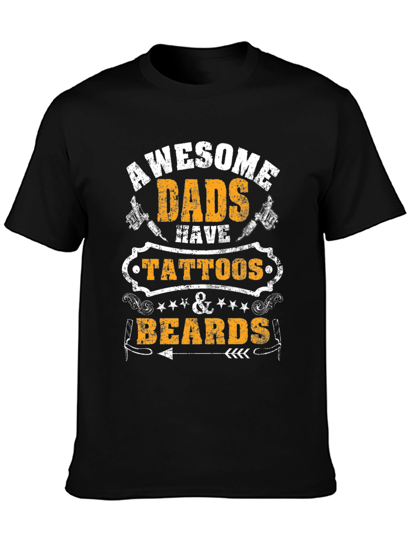 Awesome Dads Tattoos & Beards T-Shirt