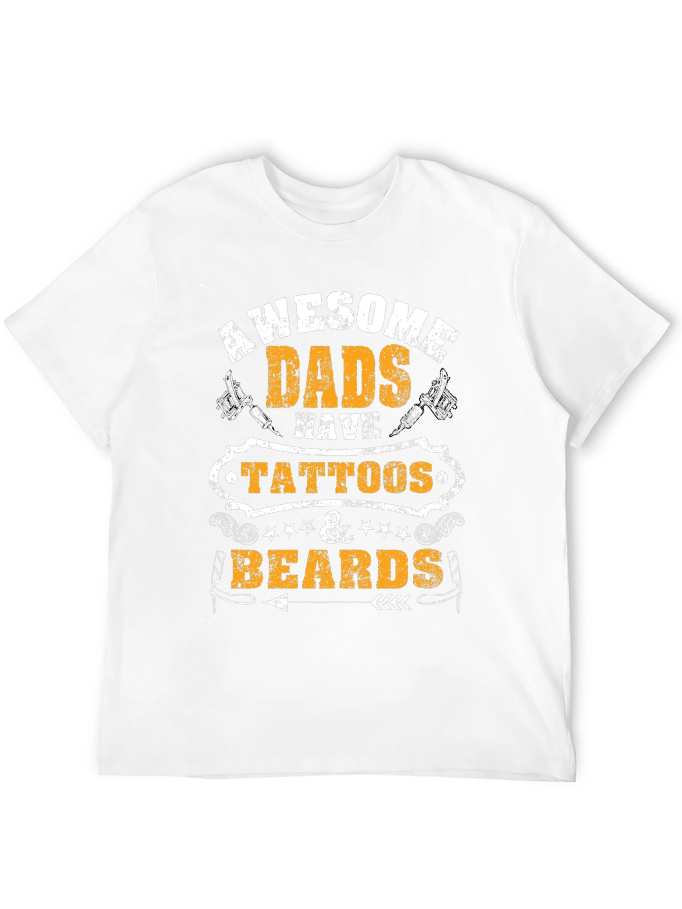 Awesome Dads Tattoos & Beards T-Shirt