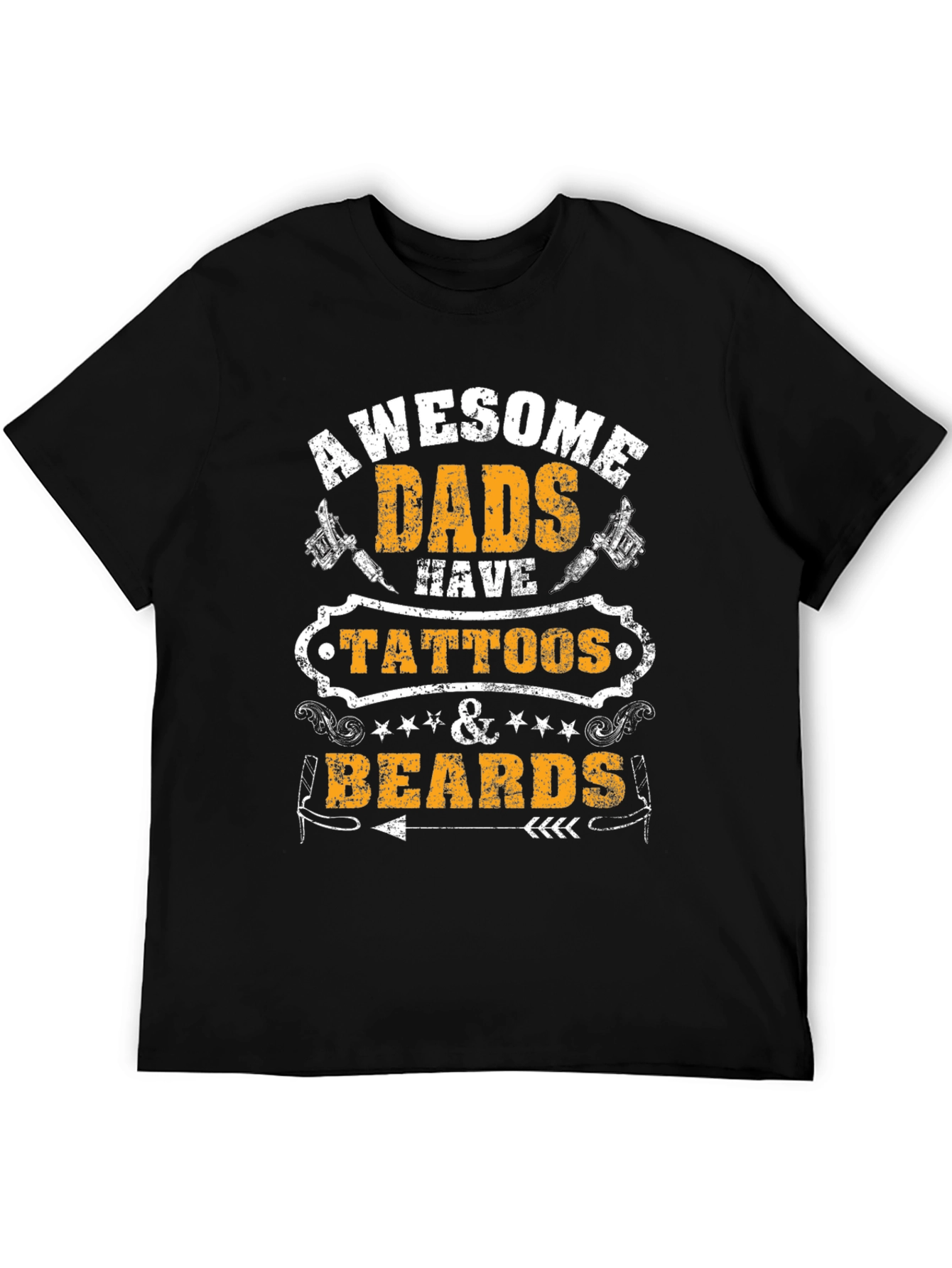 Awesome Dads Tattoos & Beards T-Shirt