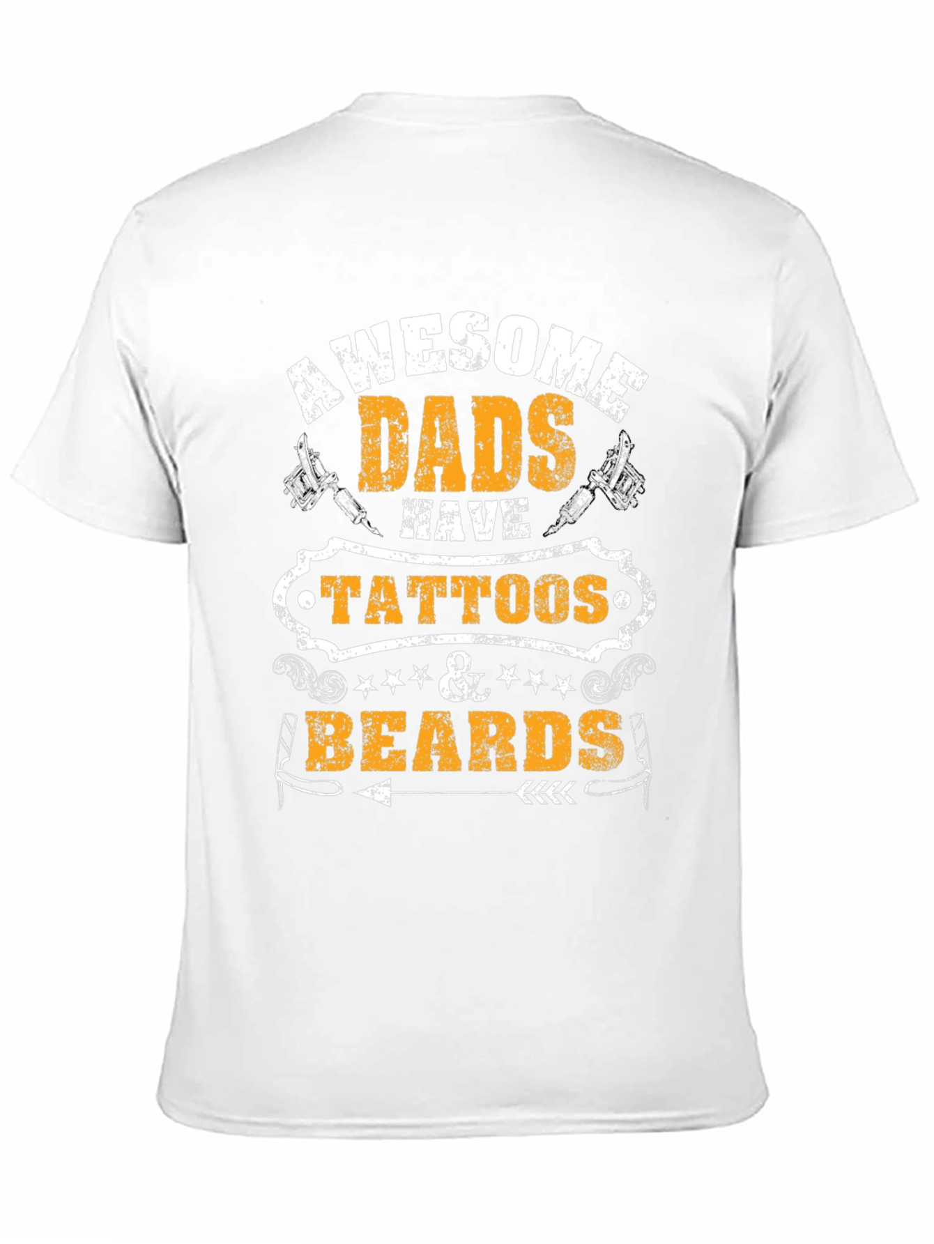 Awesome Dads Tattoos & Beards T-Shirt