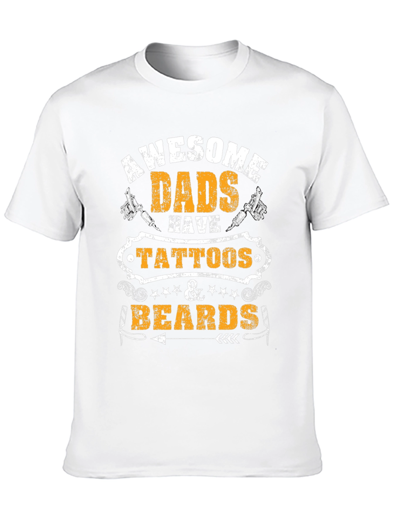 Awesome Dads Tattoos & Beards T-Shirt