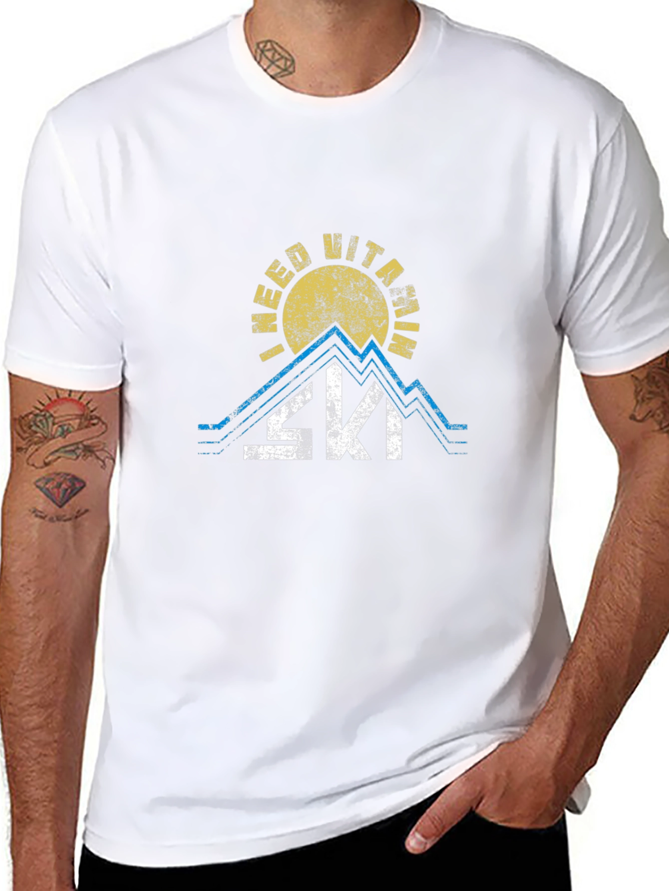 Vitamin Ski T-Shirt - Skiing Apparel