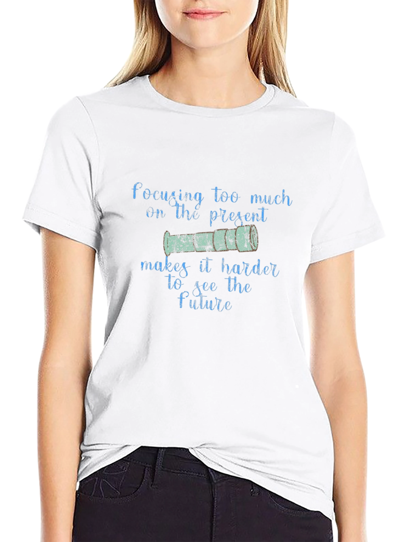 Telescope Focus T-Shirt: Present vs Future
