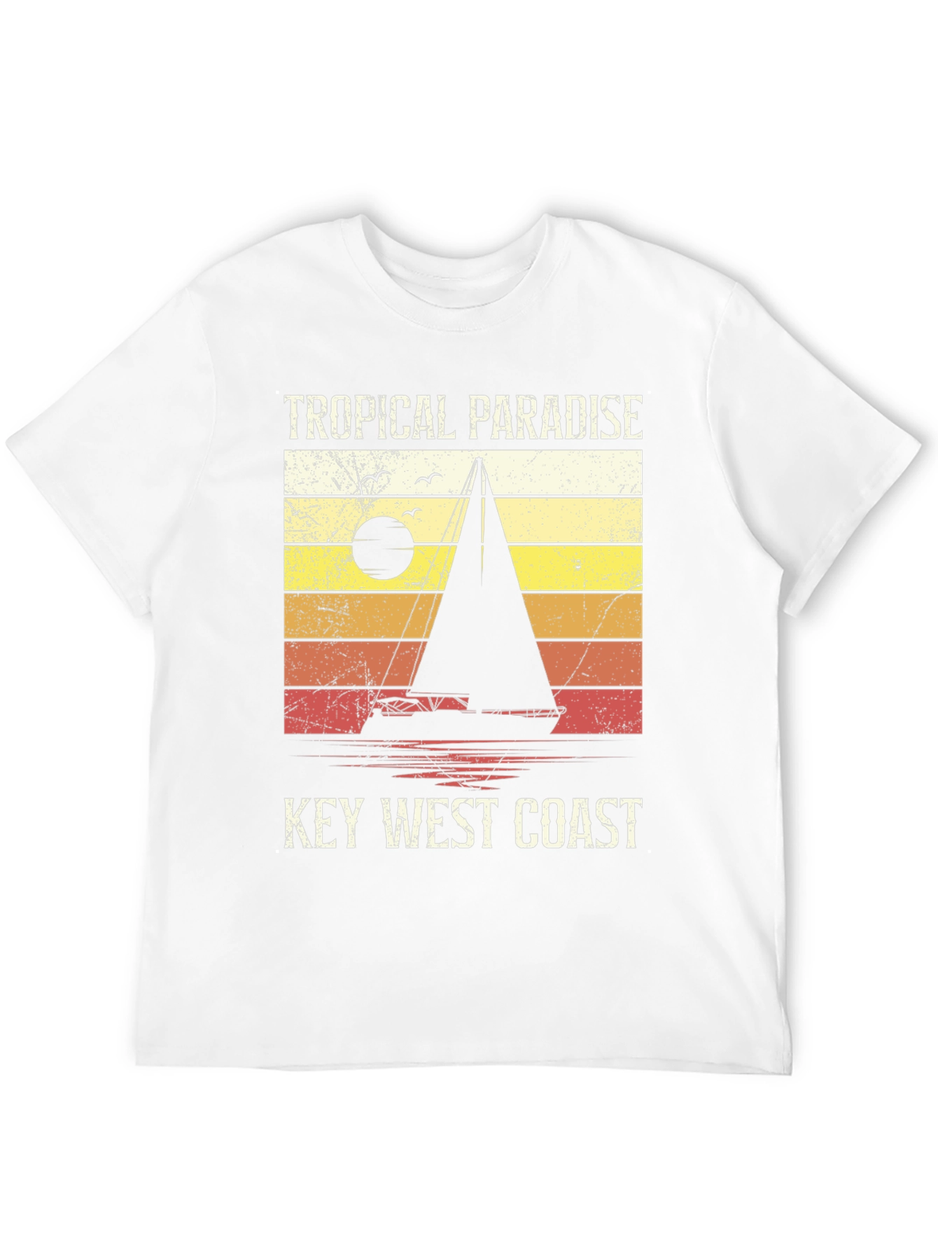 Tropical Paradise Key West Coast T-Shirt