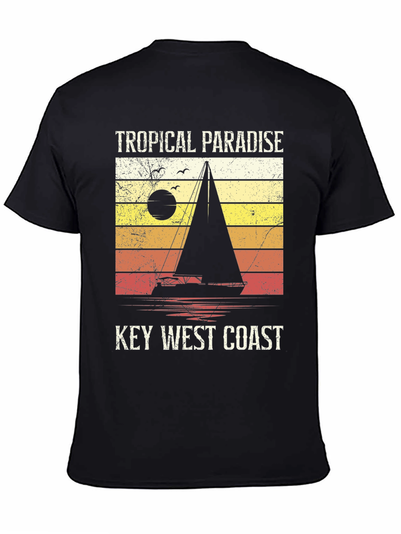 Tropical Paradise Key West Coast T-Shirt