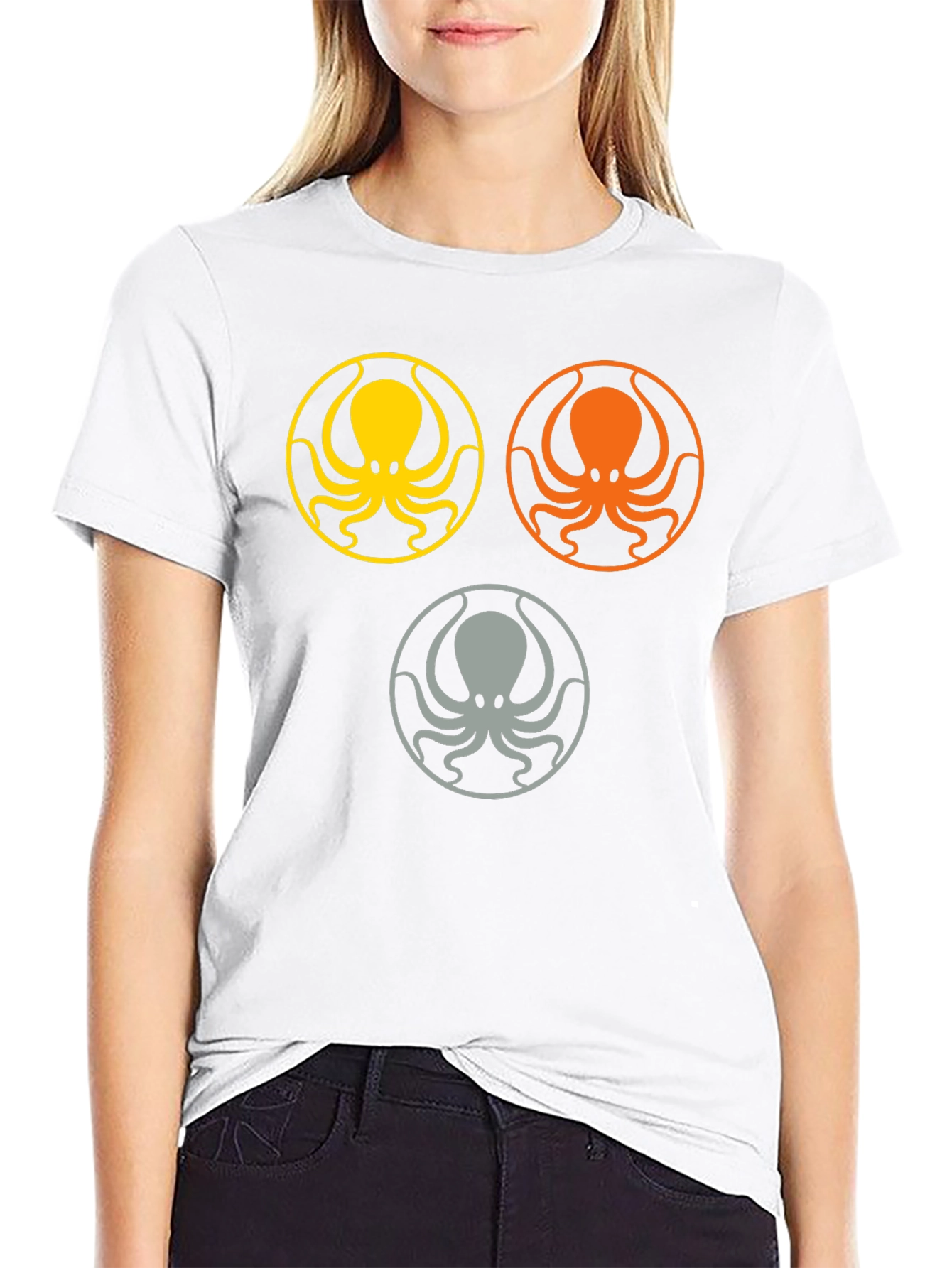 Octopus Graphic Tee - Stylish Sea Life Design
