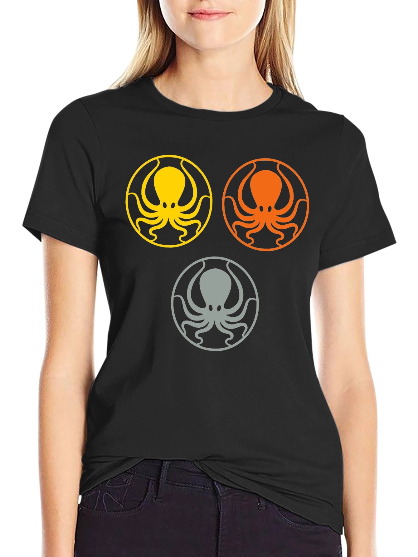 Octopus Graphic Tee - Stylish Sea Life Design