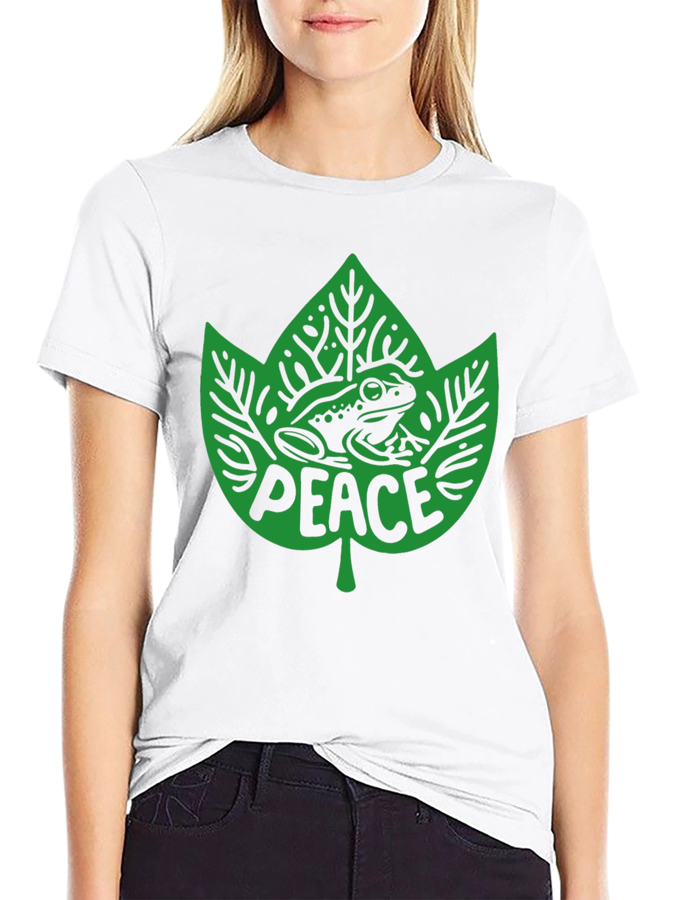 Peace Frog Graphic Tee - Eco-Friendly T-Shirt