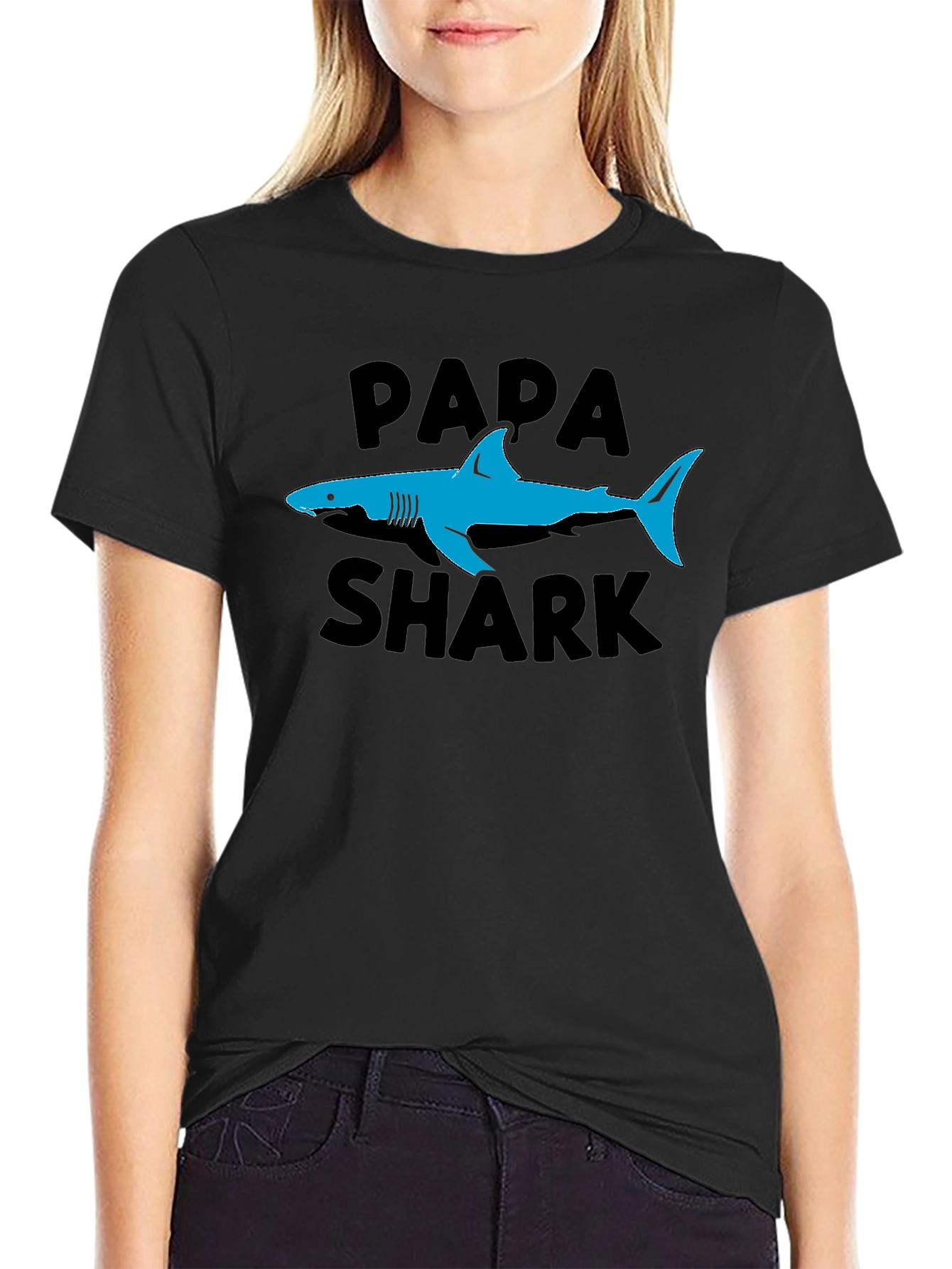 Papa Shark T-Shirt - Family Fun Graphic Tee