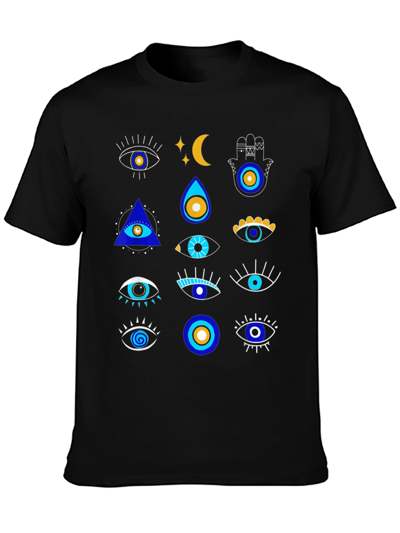 Evil Eye Graphic Tee - Stylish Protection
