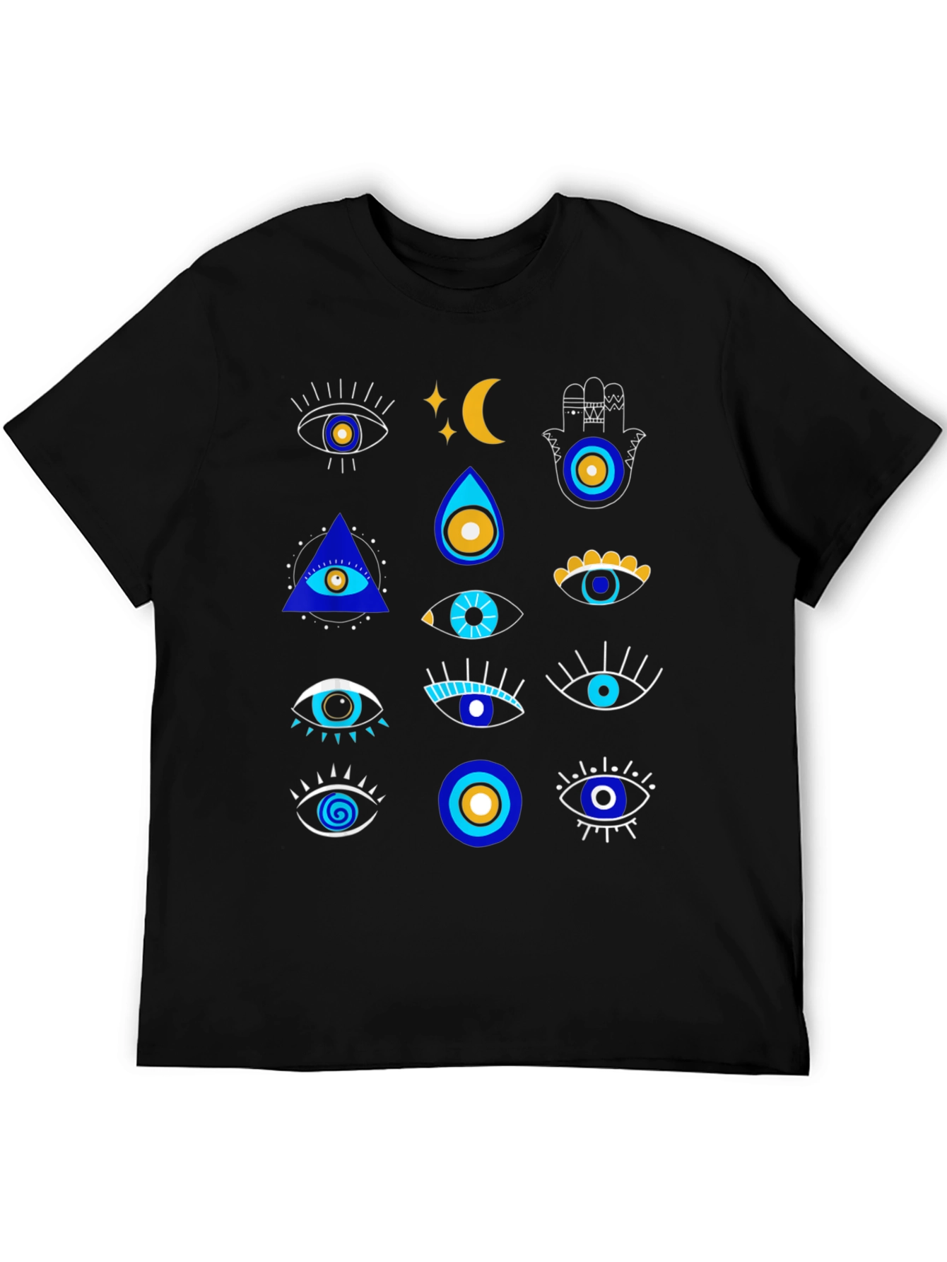 Evil Eye Graphic Tee - Stylish Protection