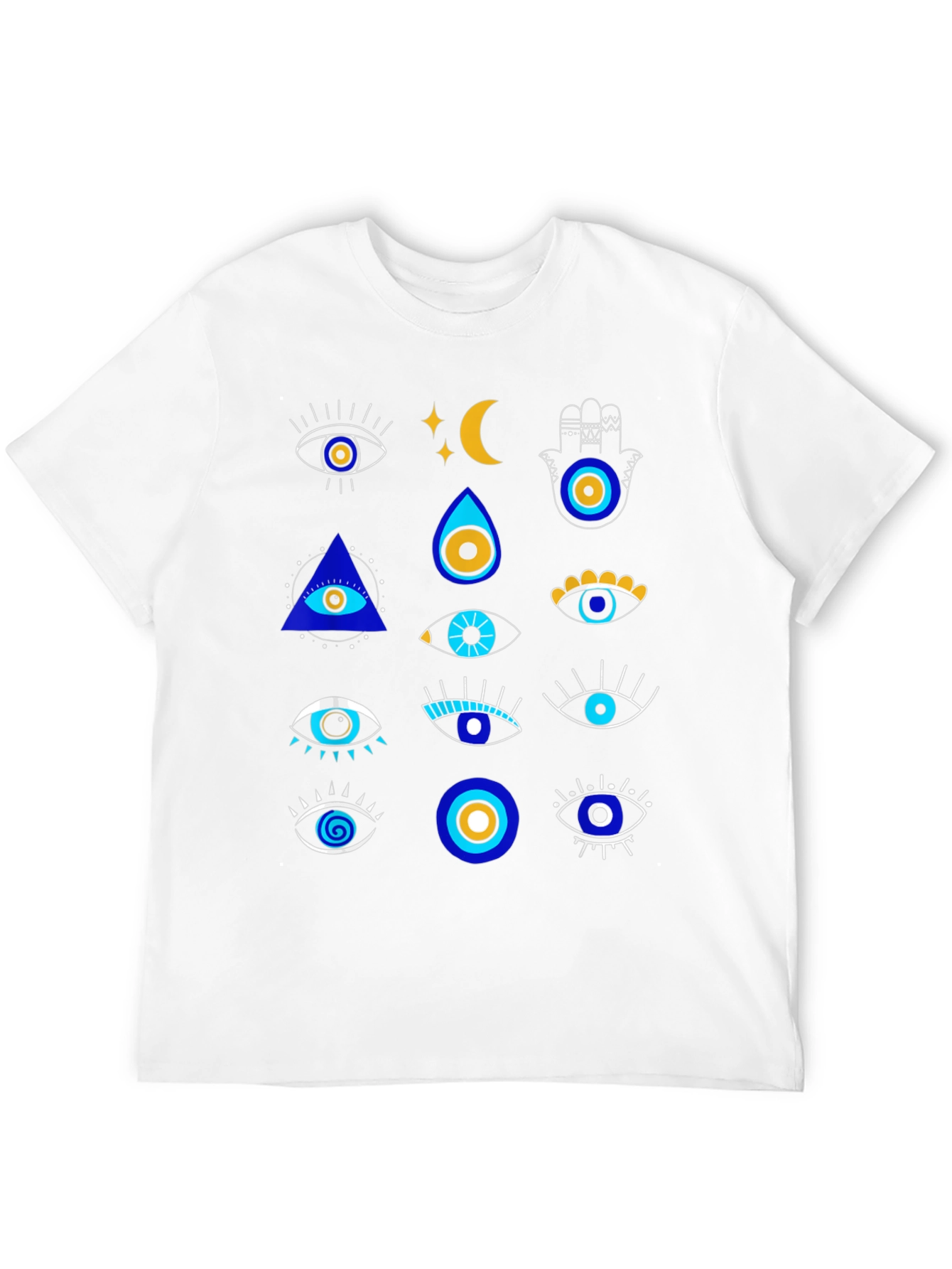 Evil Eye Graphic Tee - Stylish Protection