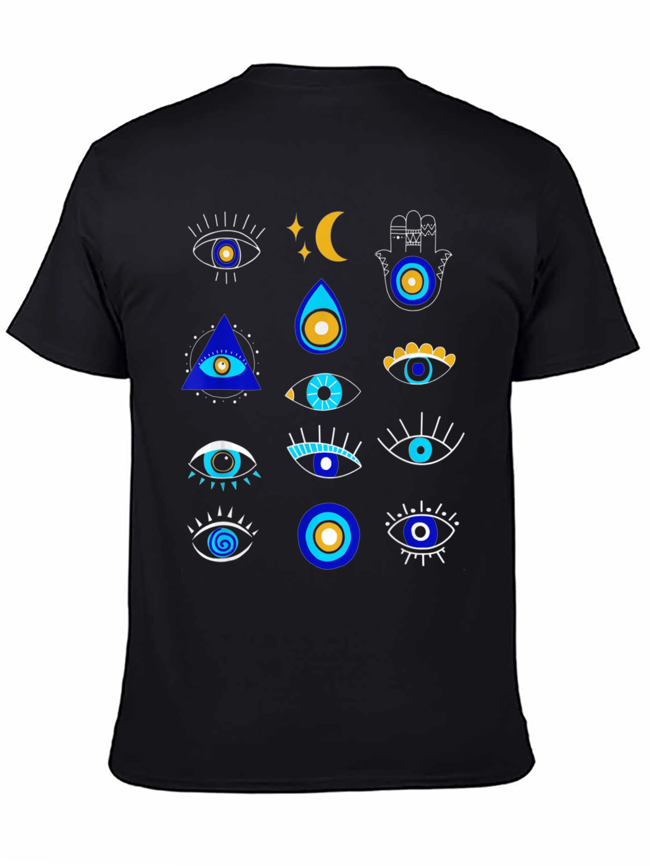 Evil Eye Graphic Tee - Stylish Protection