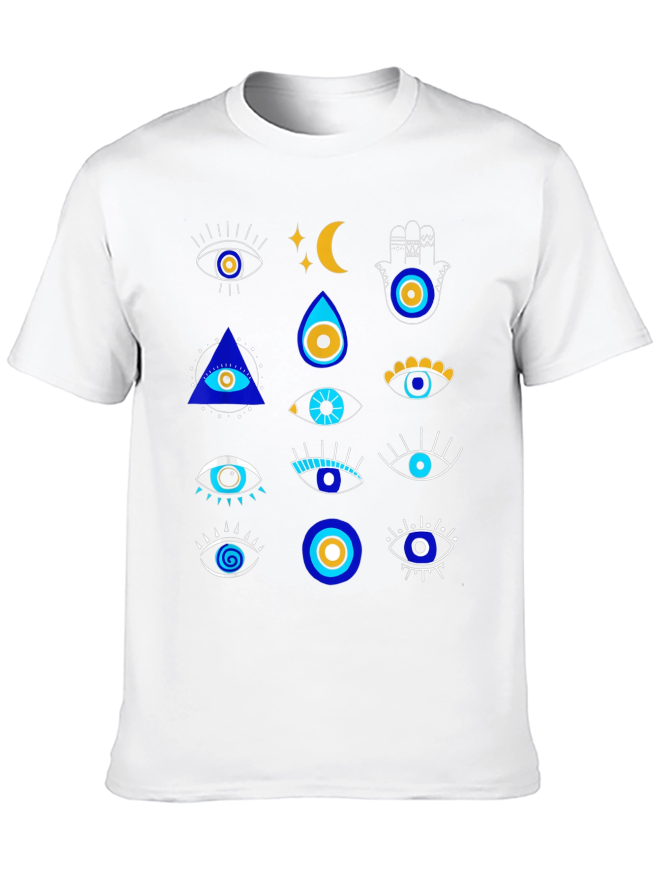 Evil Eye Graphic Tee - Stylish Protection