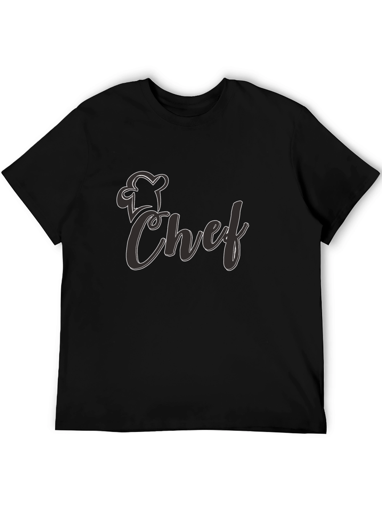 Chef Graphic Black T-Shirt