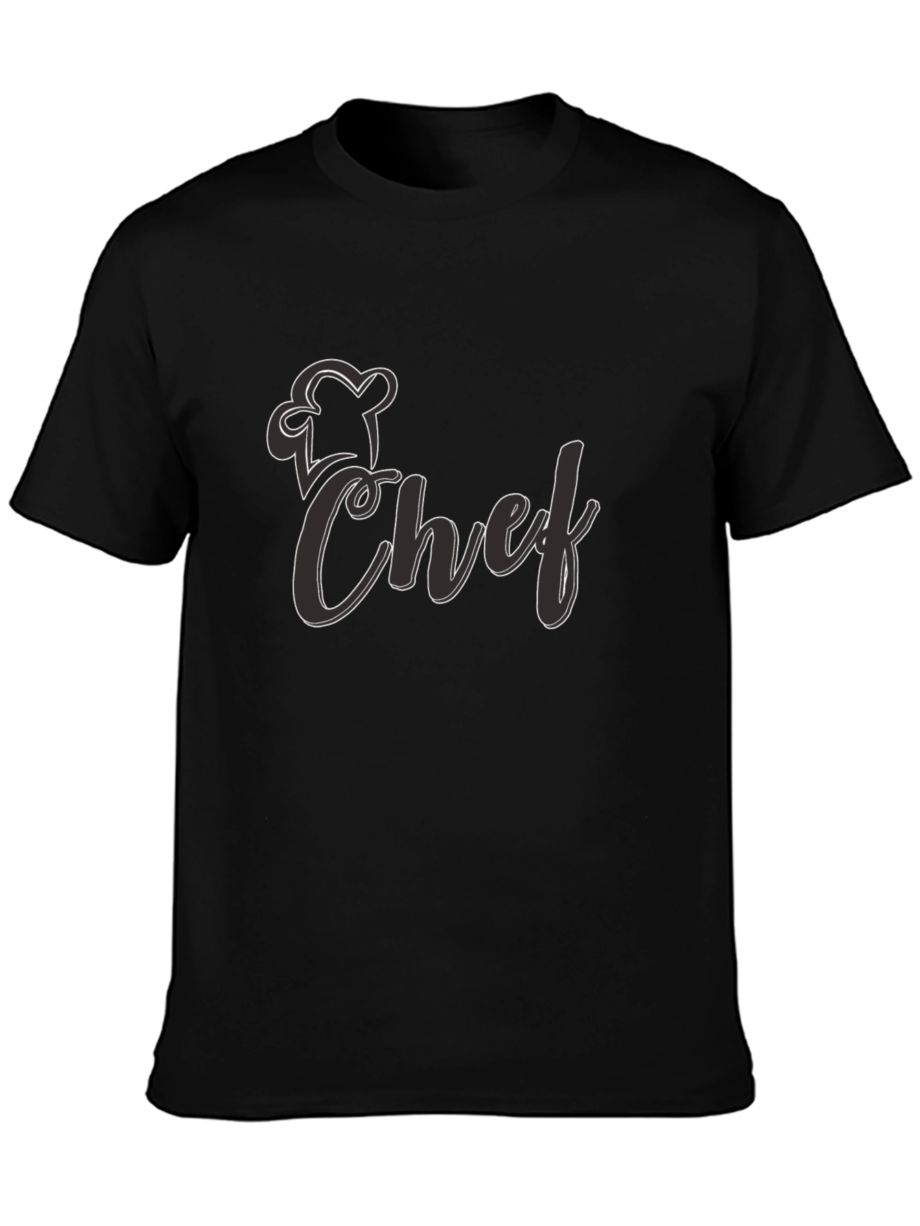 Chef Graphic Black T-Shirt