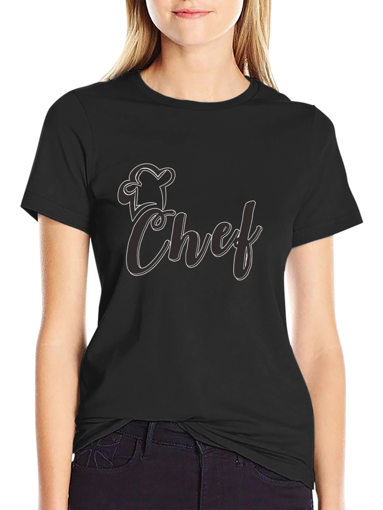 Chef Graphic Black T-Shirt