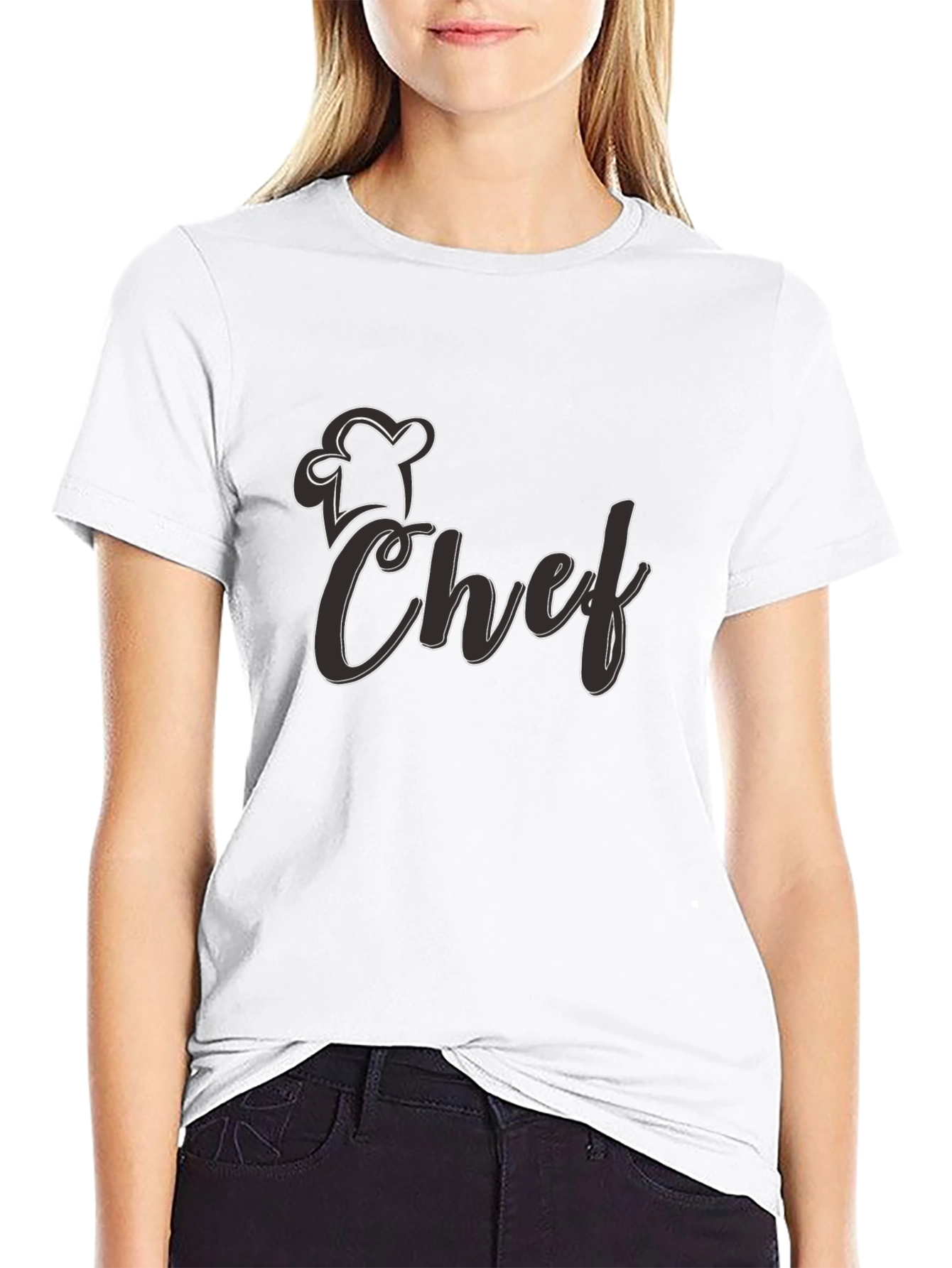 Chef Graphic Black T-Shirt