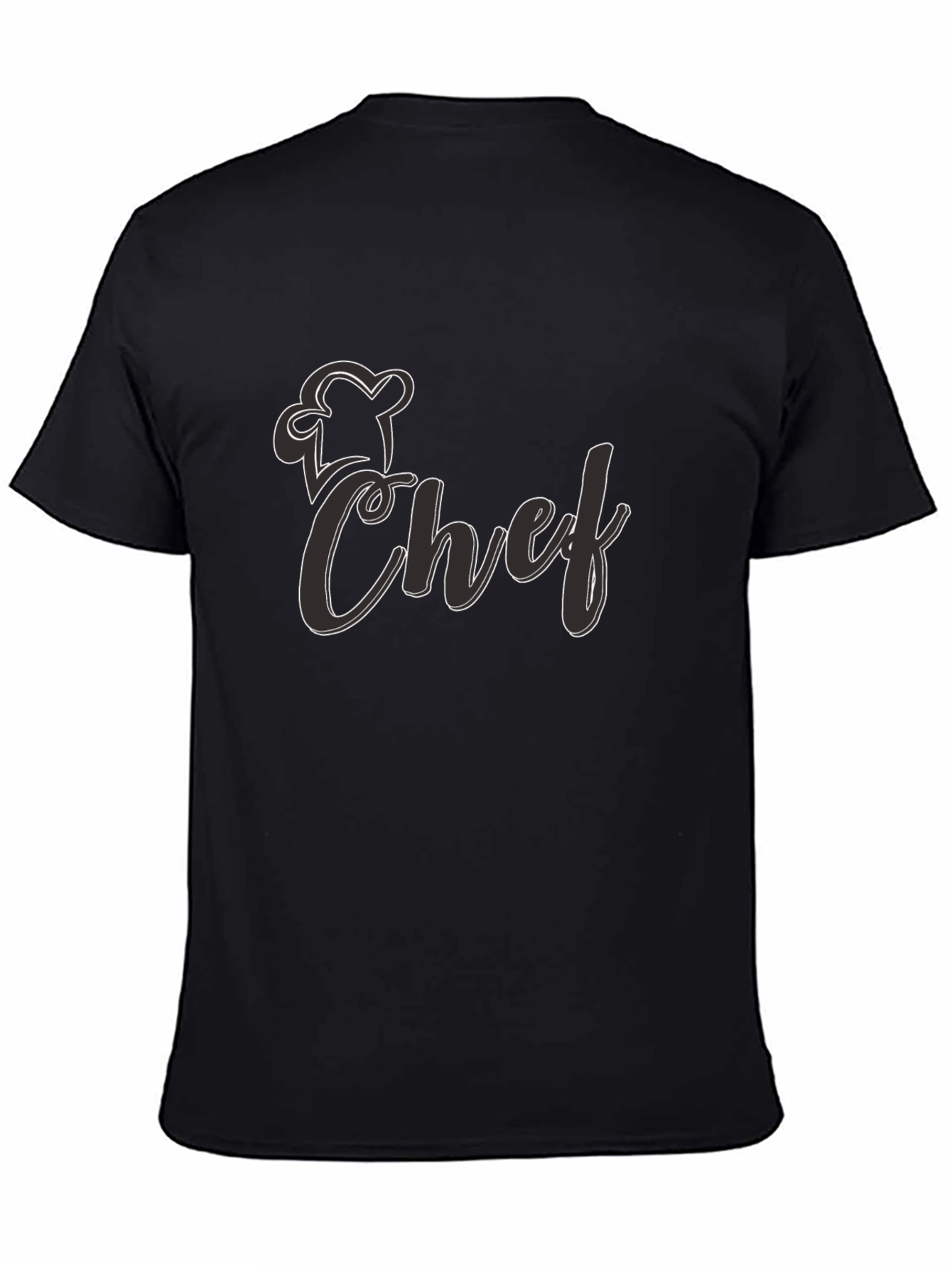 Chef Graphic Black T-Shirt