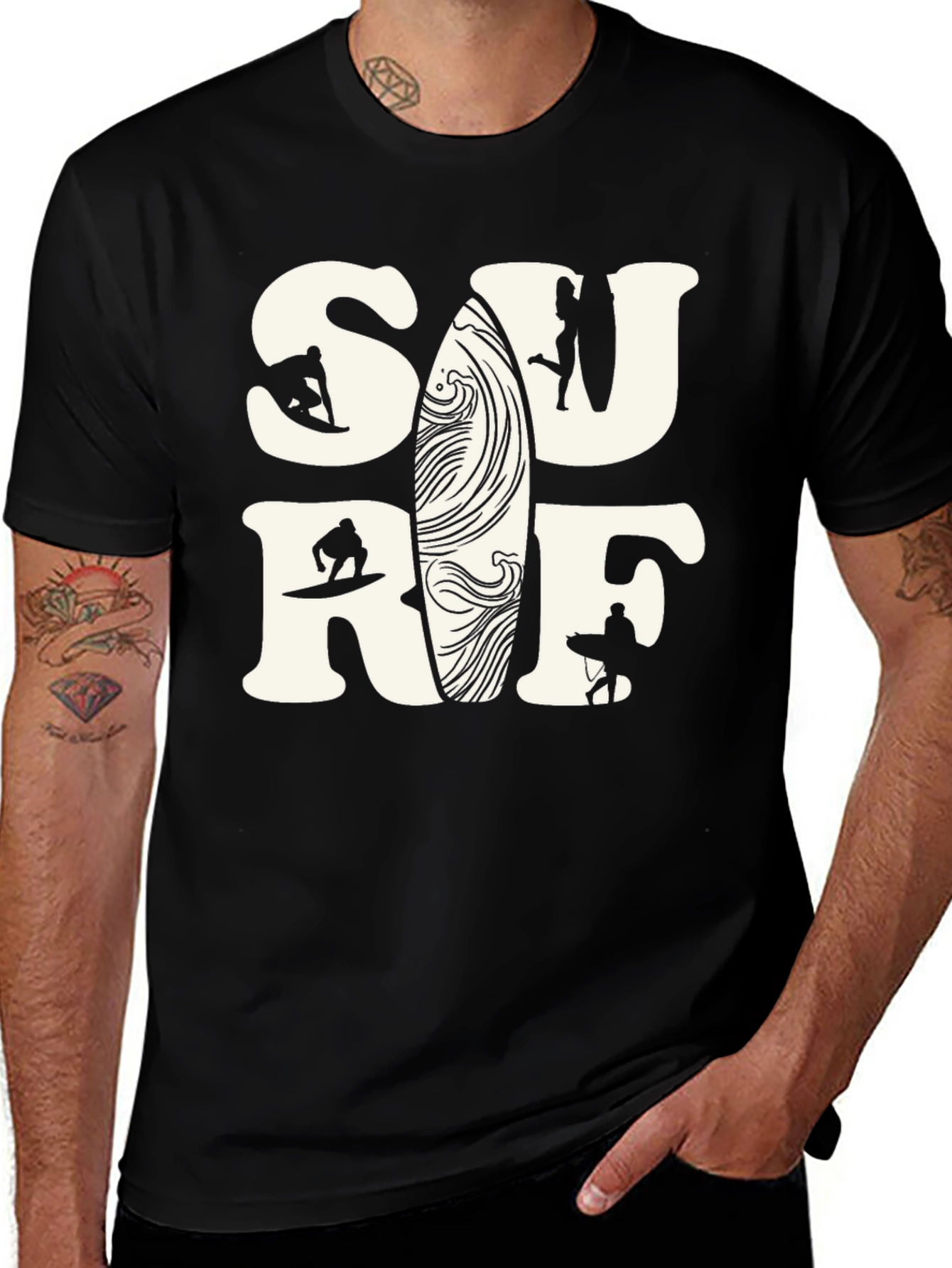Surf T-Shirt: Stylish Graphic Tee for Ocean Lovers