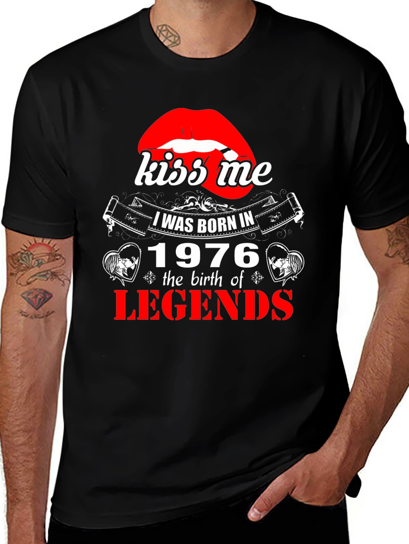 Kiss Me 1976 Legends Graphic Tee
