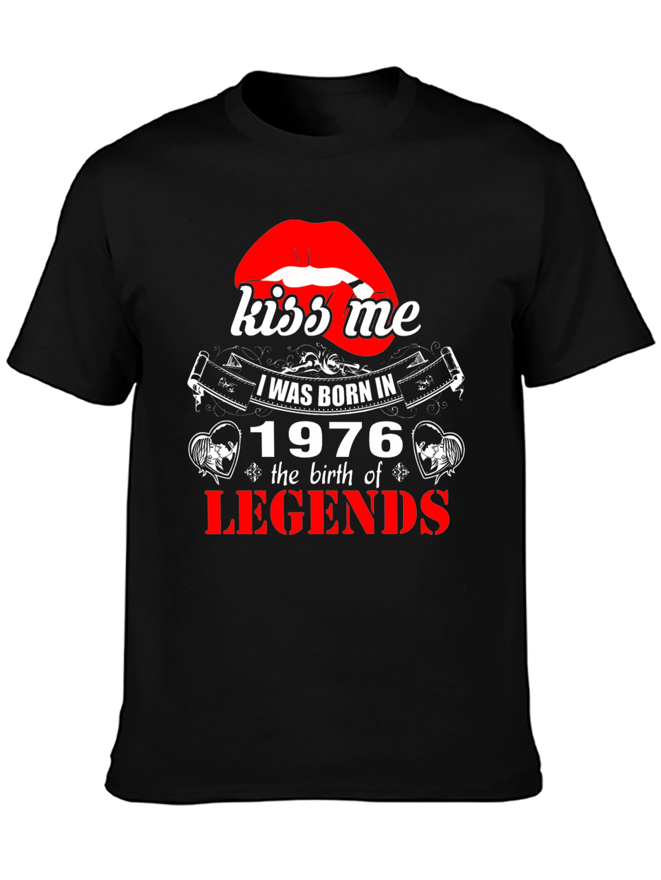 Kiss Me 1976 Legends Graphic Tee