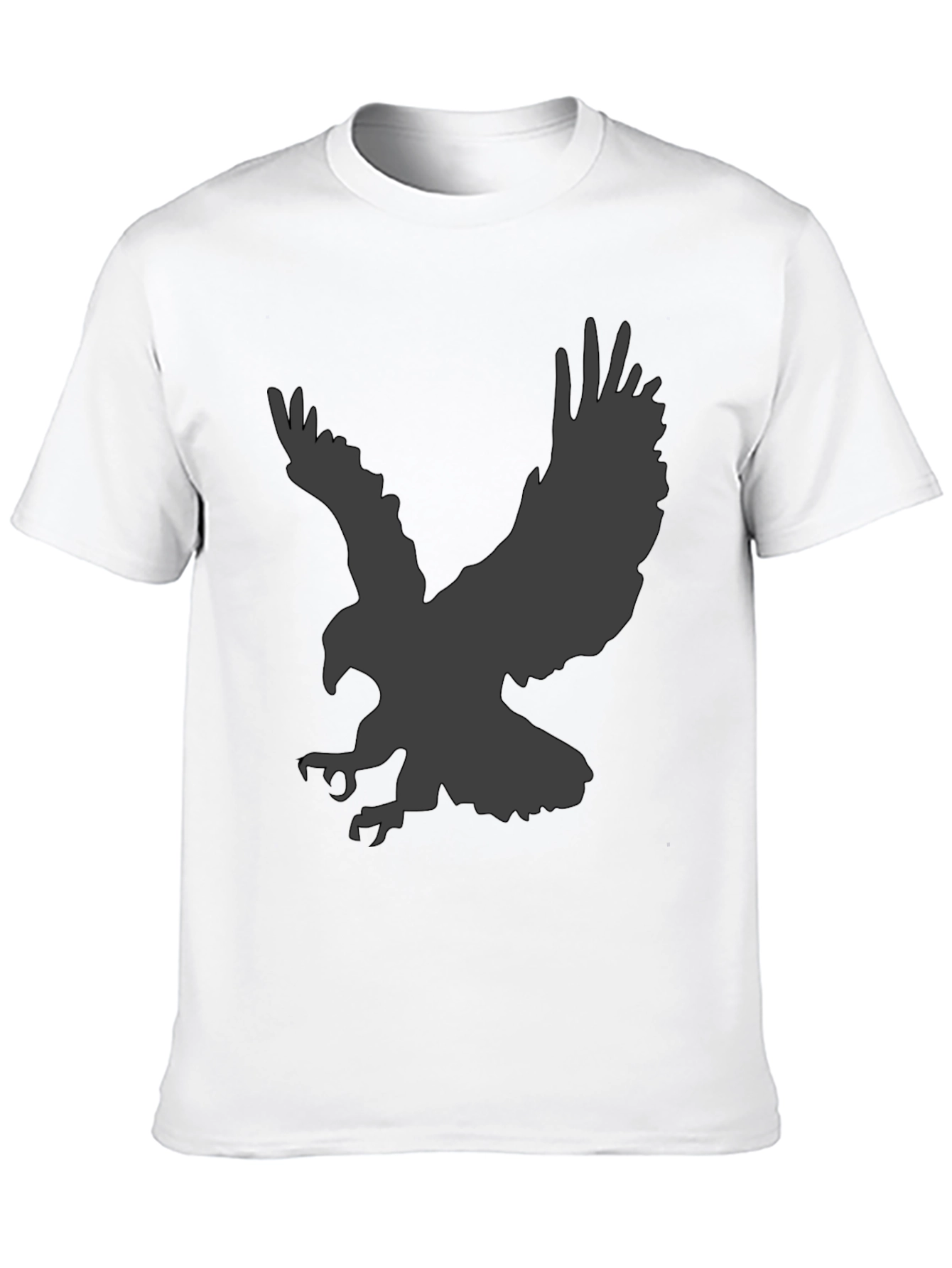 Mens Black Eagle Graphic T-Shirt