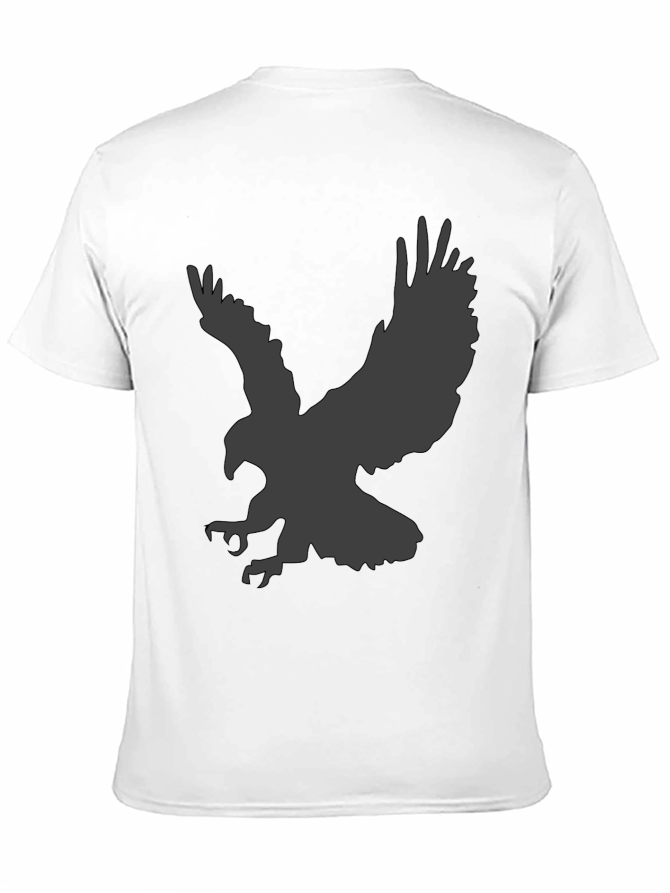 Mens Black Eagle Graphic T-Shirt