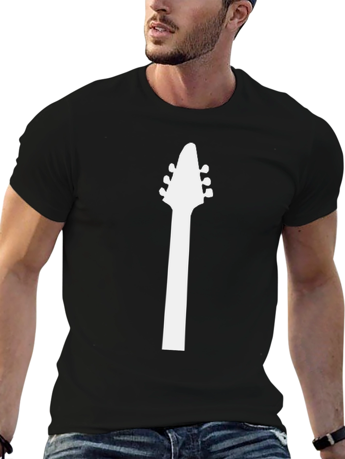 Guitar Neck Graphic Tee - Rock On in Style!