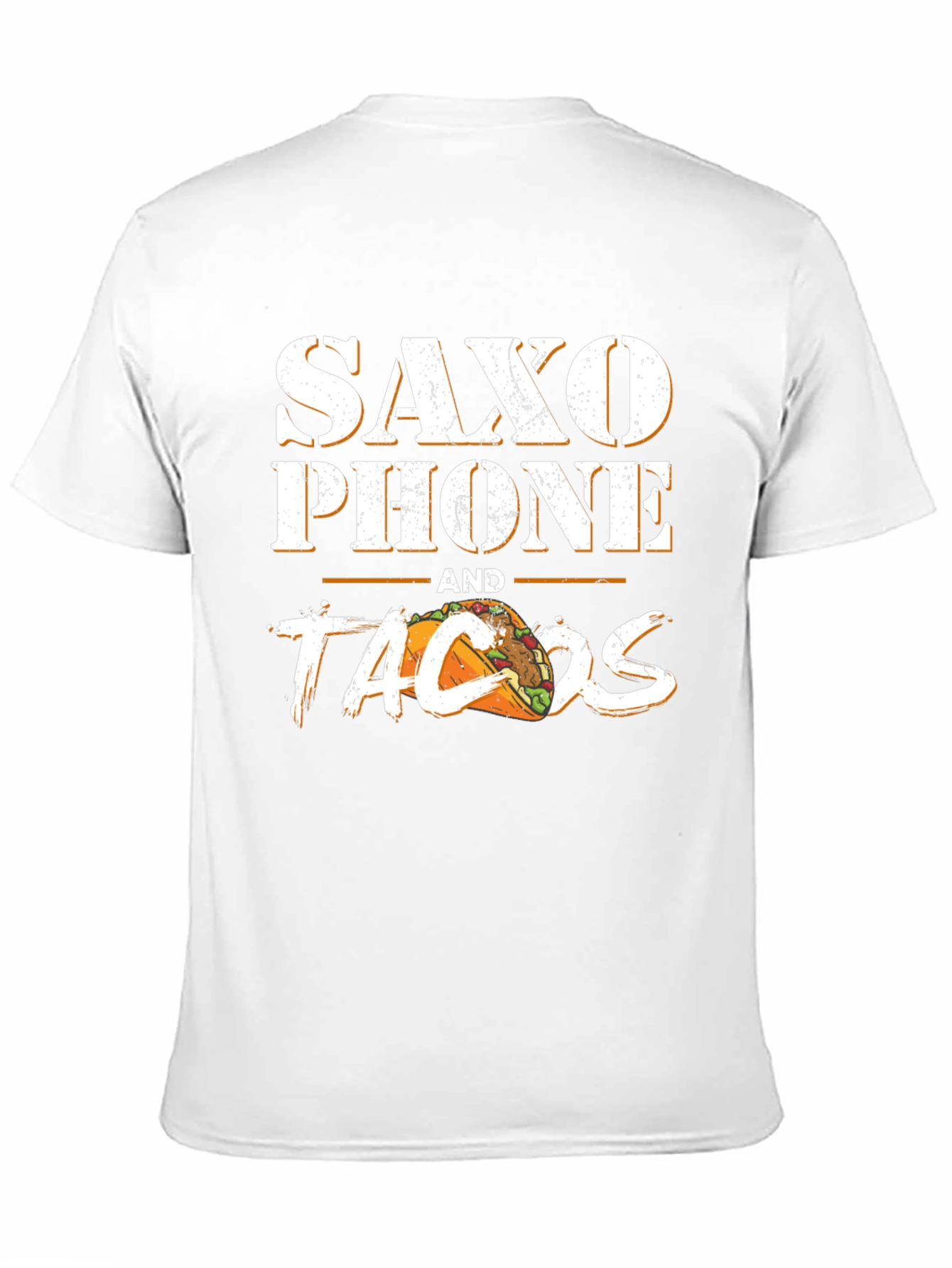 Saxophone and Tacos Graphic T-Shirt