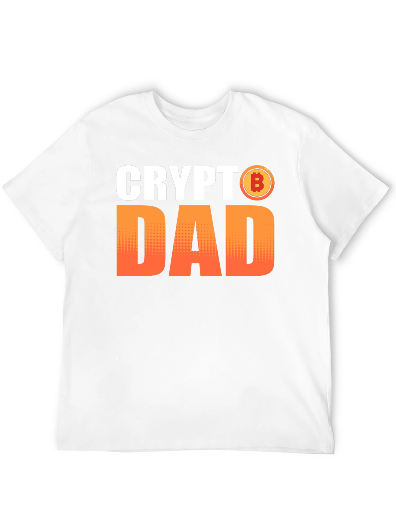 Crypto Dad T-Shirt Bitcoin Lover Gift Tee