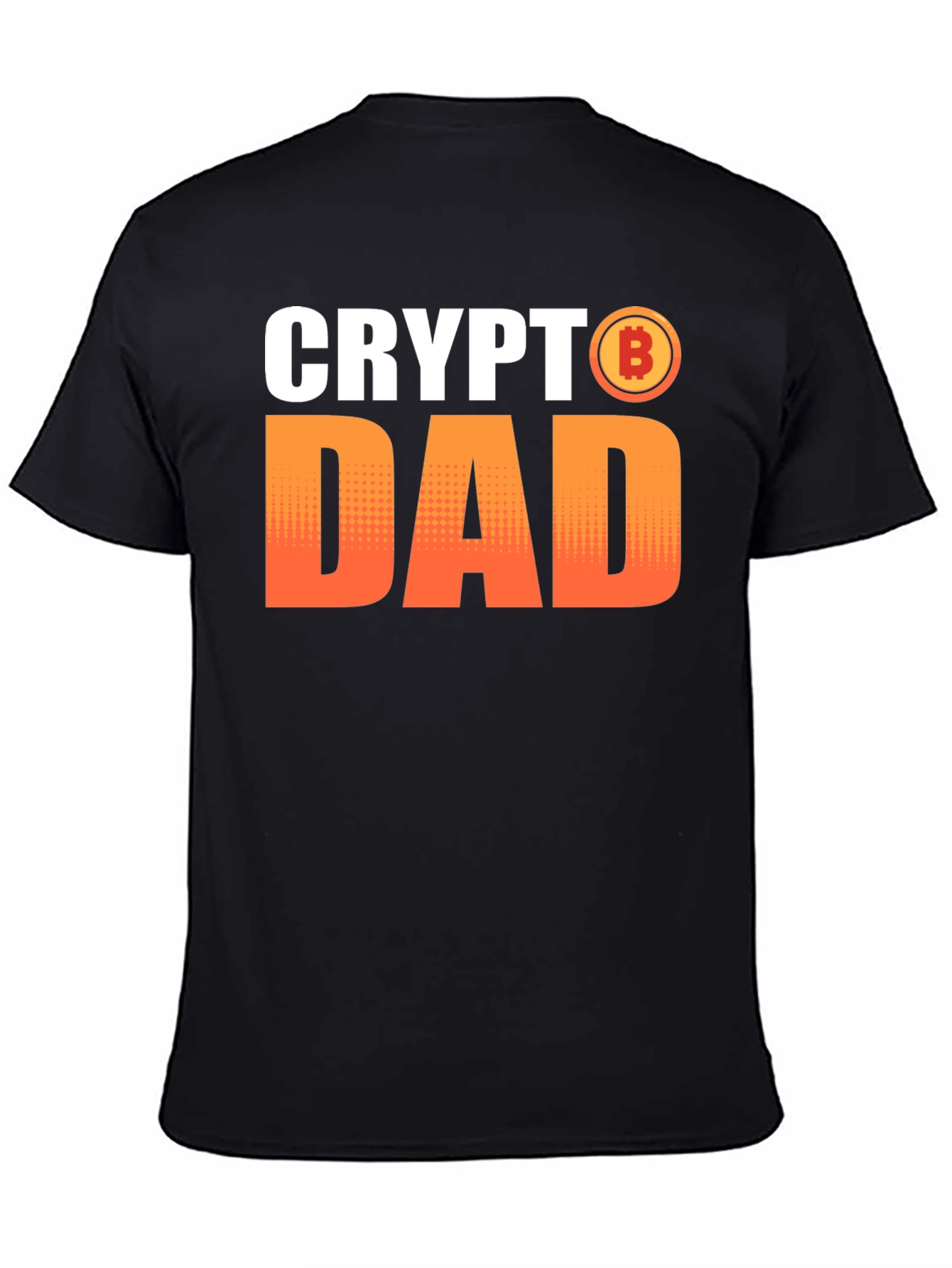 Crypto Dad T-Shirt Bitcoin Lover Gift Tee